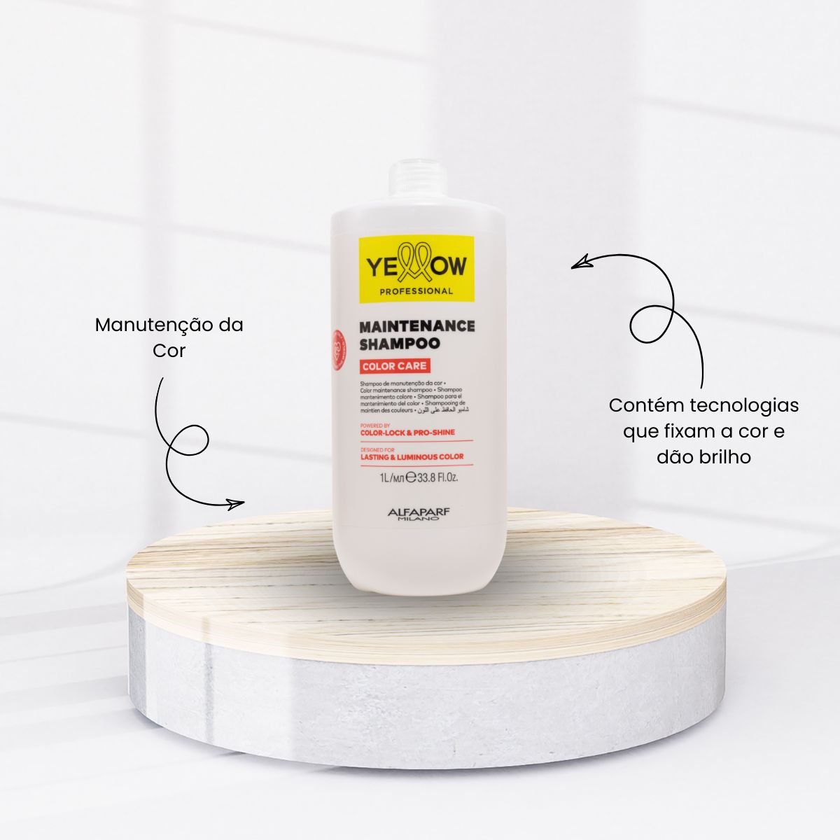 Shampoo Yellow Color Care Proteção da Cor 1000 ml