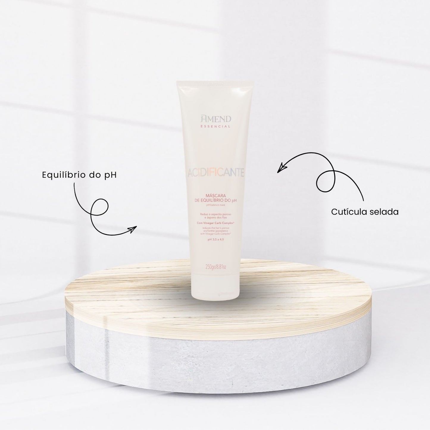 Kit Amend Essencial Acidificante e Leavein Controle de Frizz