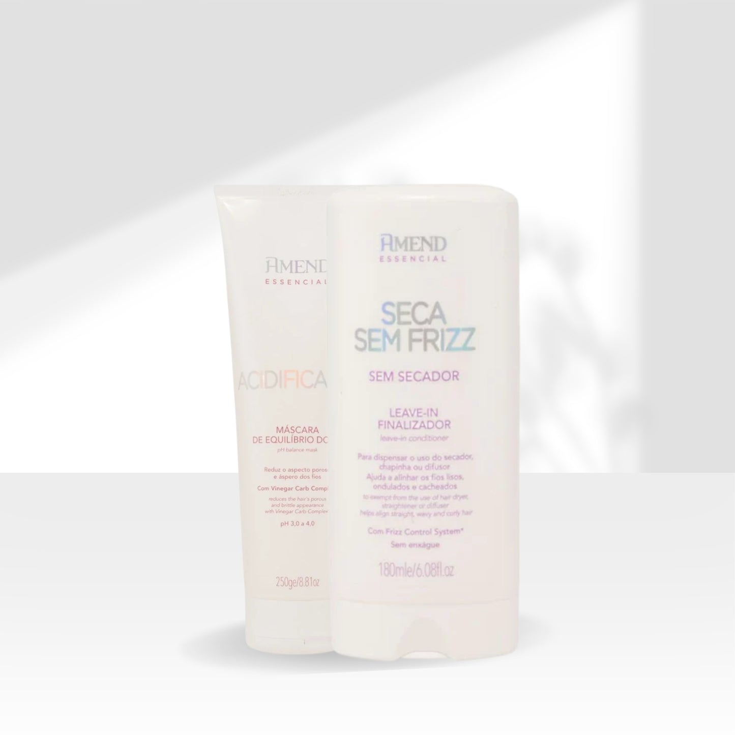 Kit Amend Essencial Acidificante e Leavein Controle de Frizz