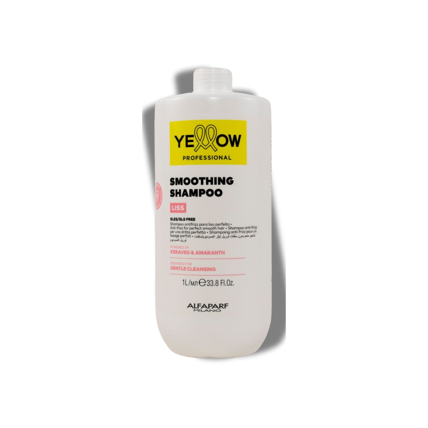 Shampoo Yellow Liss Smoothing Antifrizz Cabelos Lisos 1 L