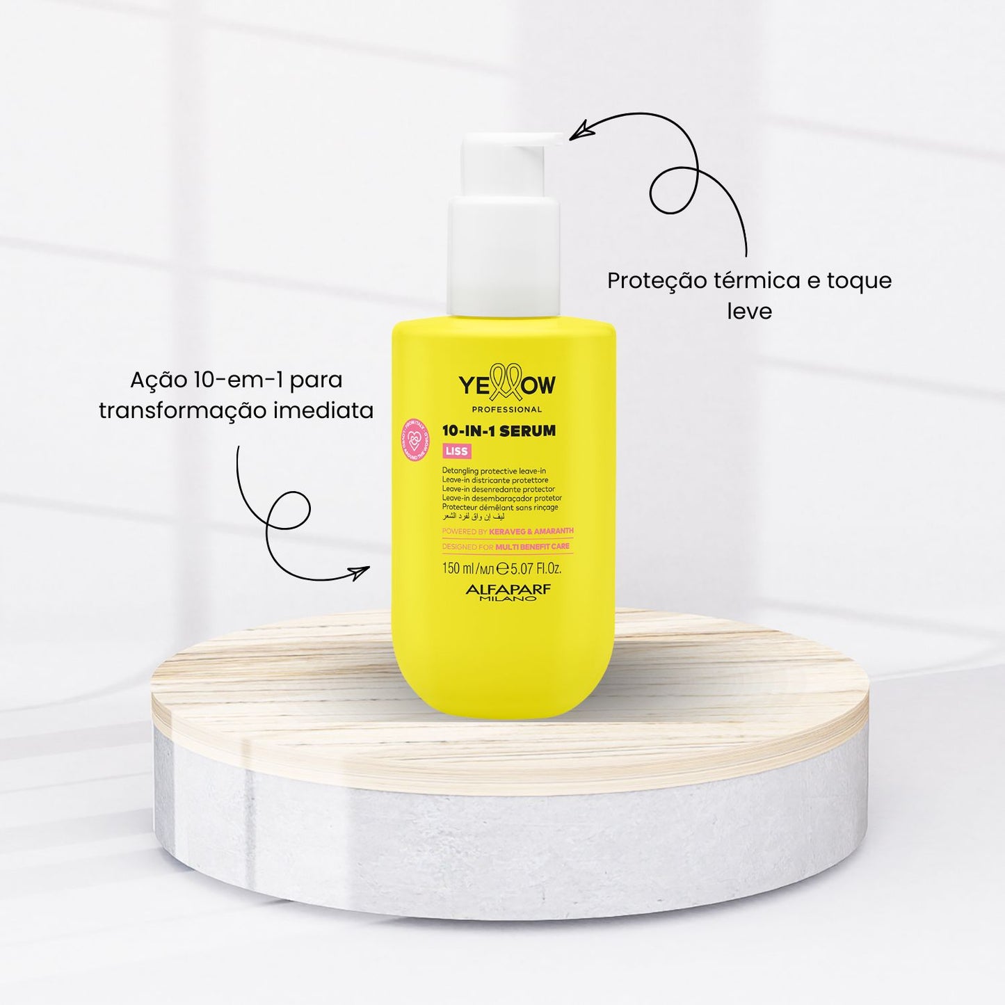 Sérum Leave-in 10-in-1 Yellow Liss Multi-Beneficios 150ml
