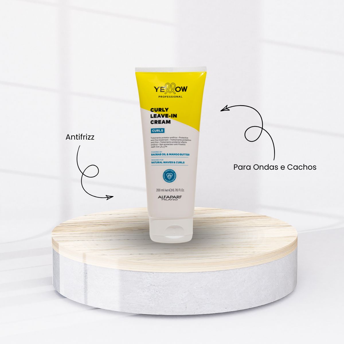 Creme Leave-in Yellow Curls Definição 200 ml