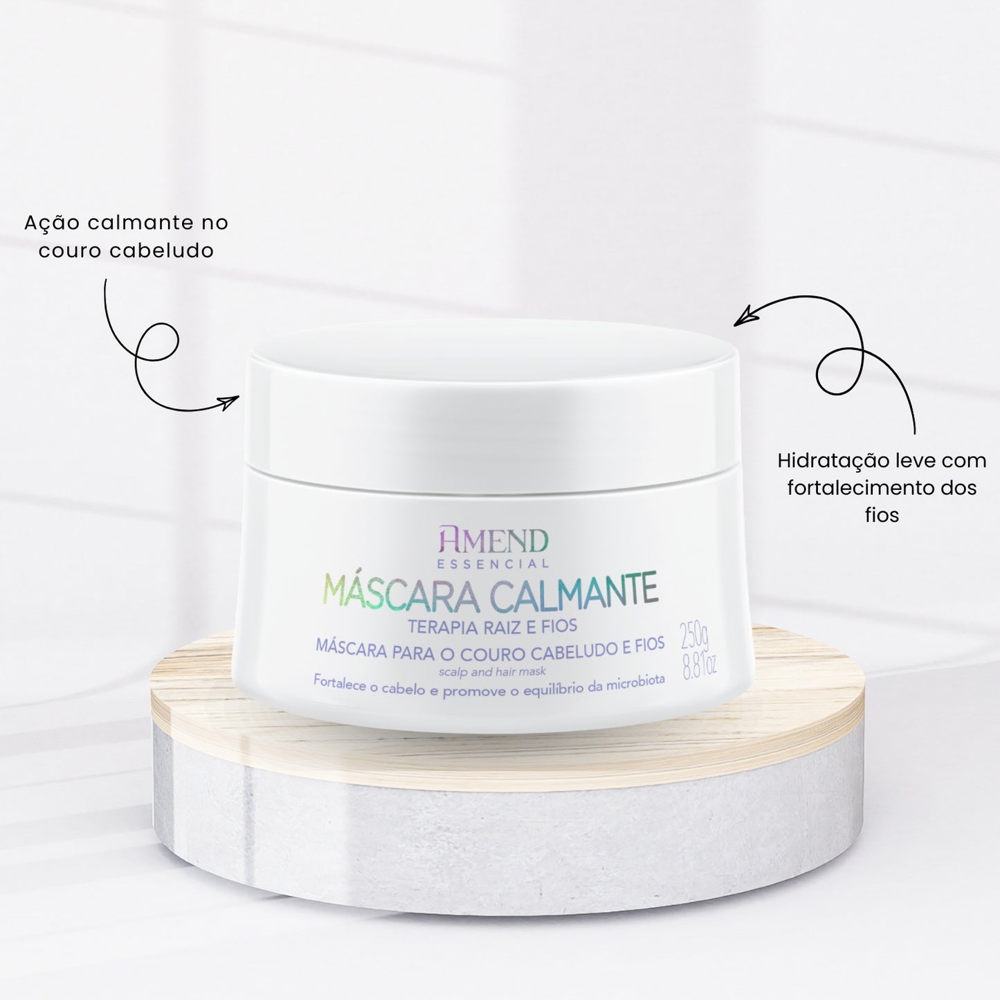 Mascara Amend Essencial Calmante Hidratacao Capilar 250 g