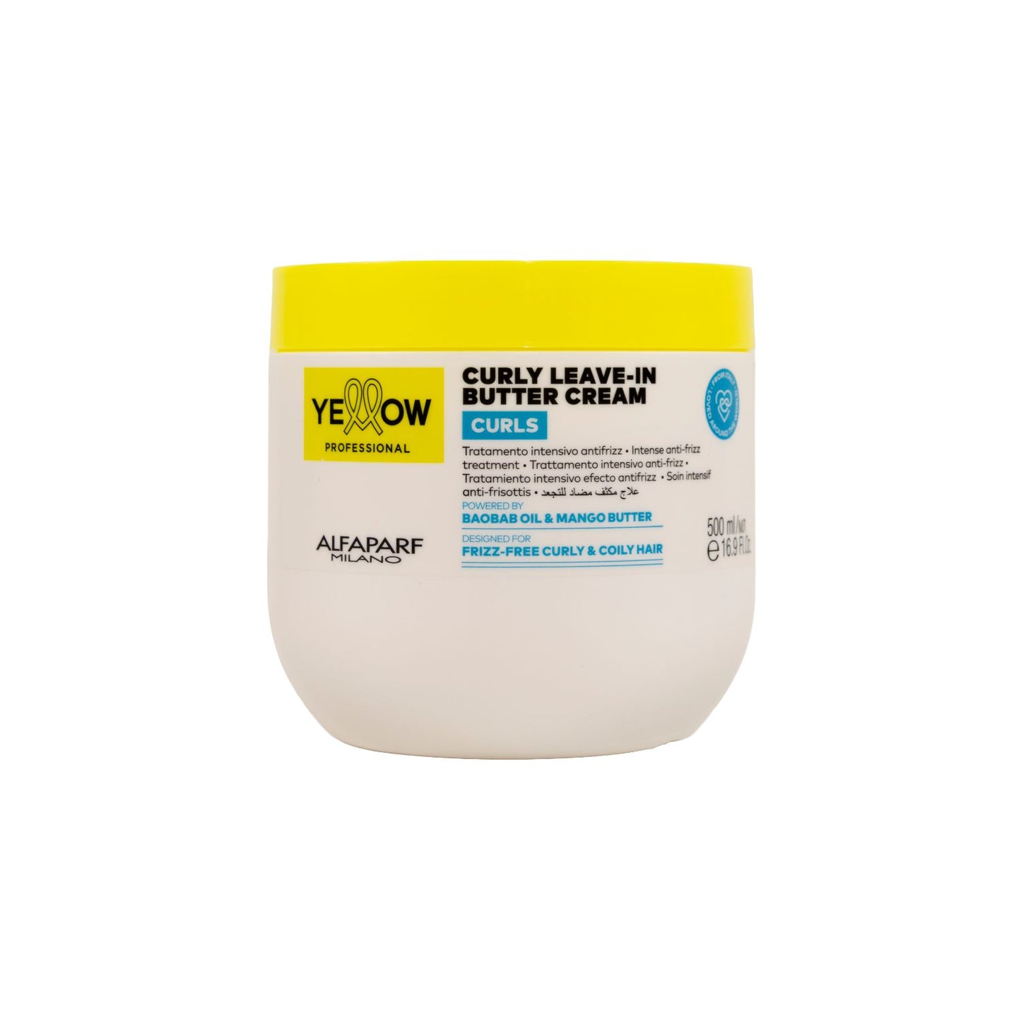 Creme Leave-in Yellow Curls Nutrição Cabelos Cacheados 500ml