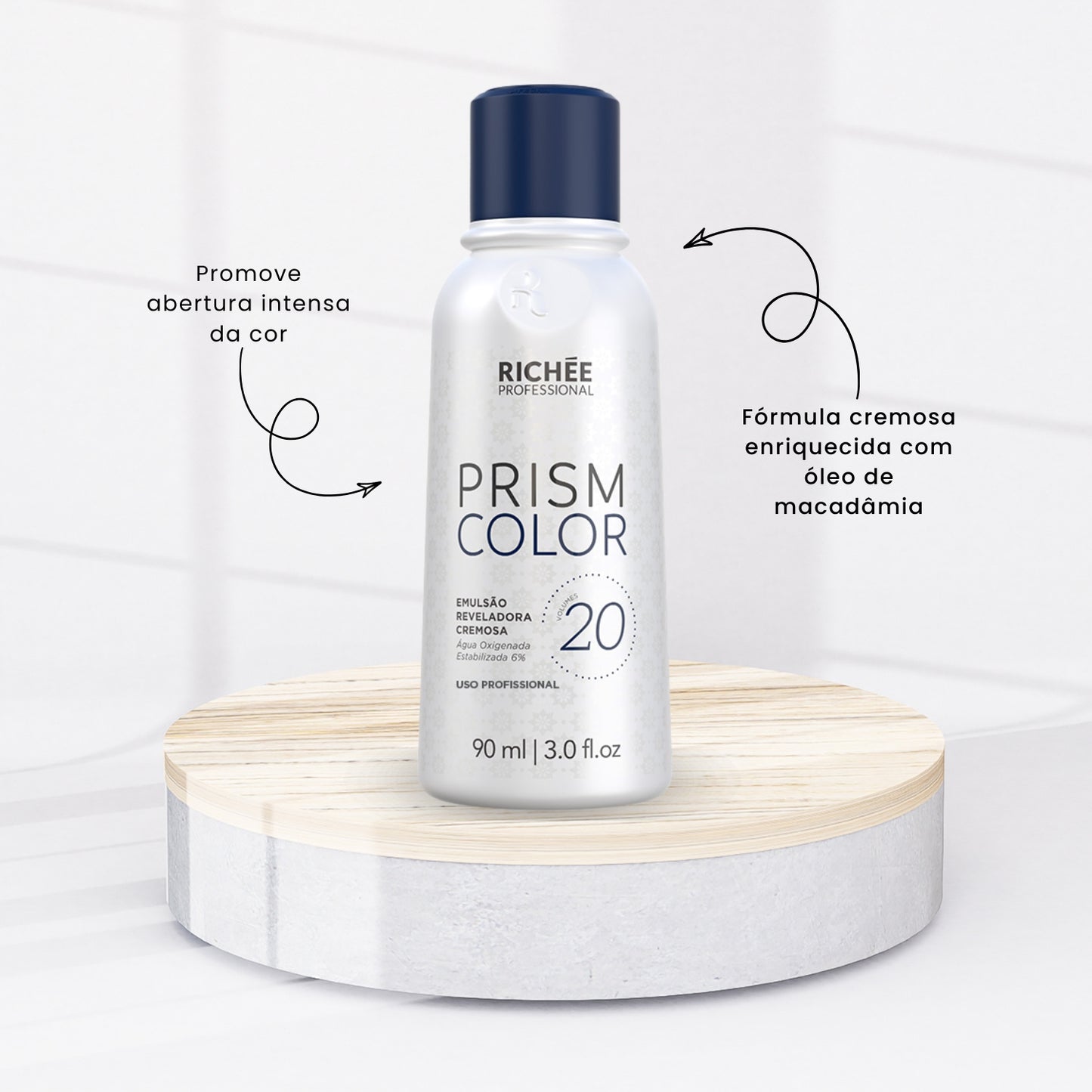 Água Oxigenada Richée Prismcolor 20 VL - Coloracao 90 ml