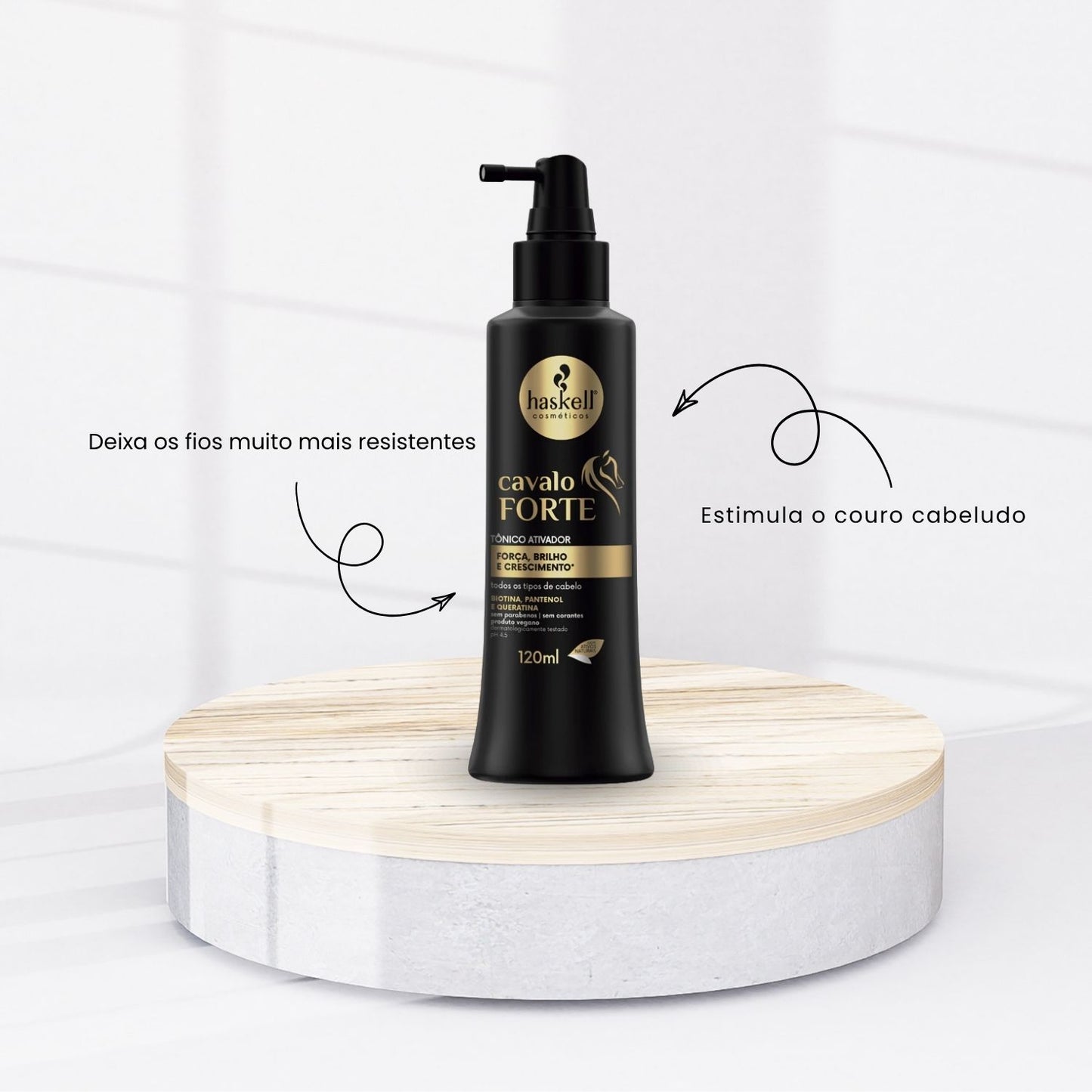Tônico Capilar Haskell Cavalo Forte Fortalecimento 120 g