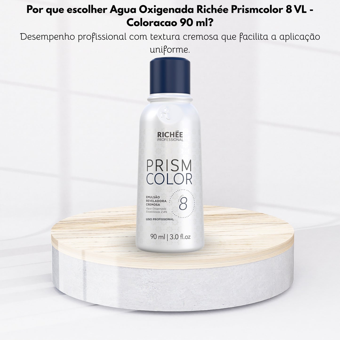 Água Oxigenada Richée Prismcolor 8 VL - Coloracao 90 ml