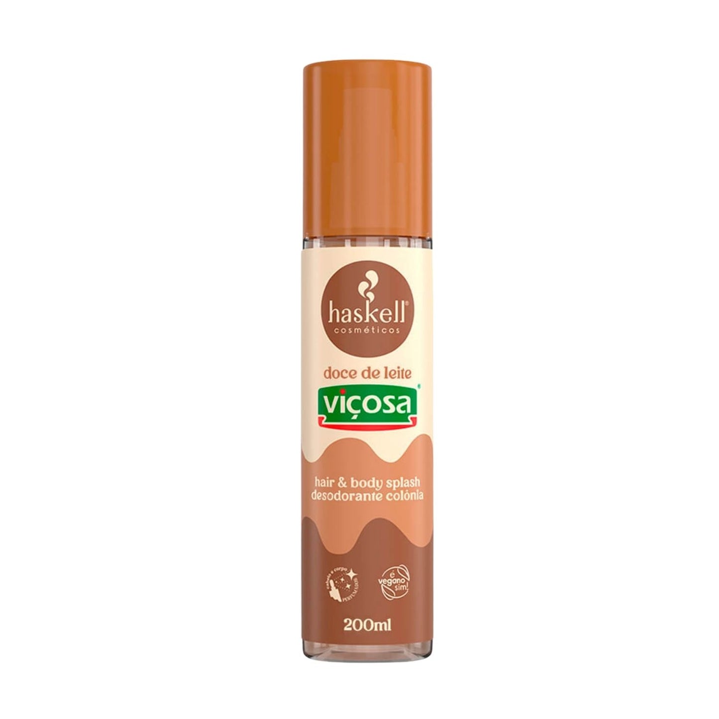 Body Splash Haskell Viçosa Fragrância Doce de Leite 200 ml
