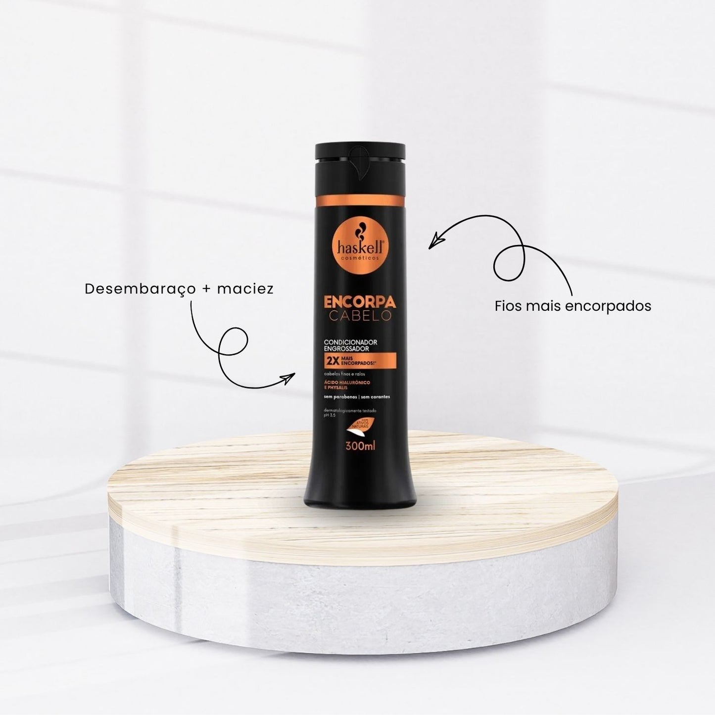 Condicionador Haskell Encorpa Cabelo Volume 300ml