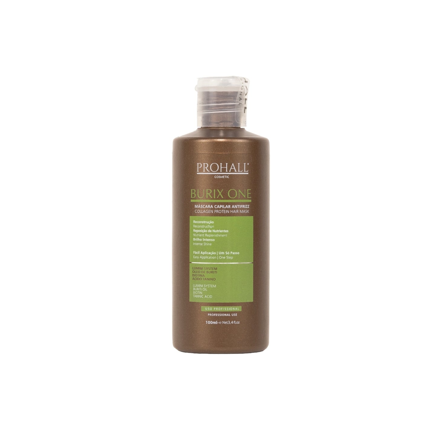 Prohall Burix One Mascara Capilar Antifrizz Hidratacao 100ml