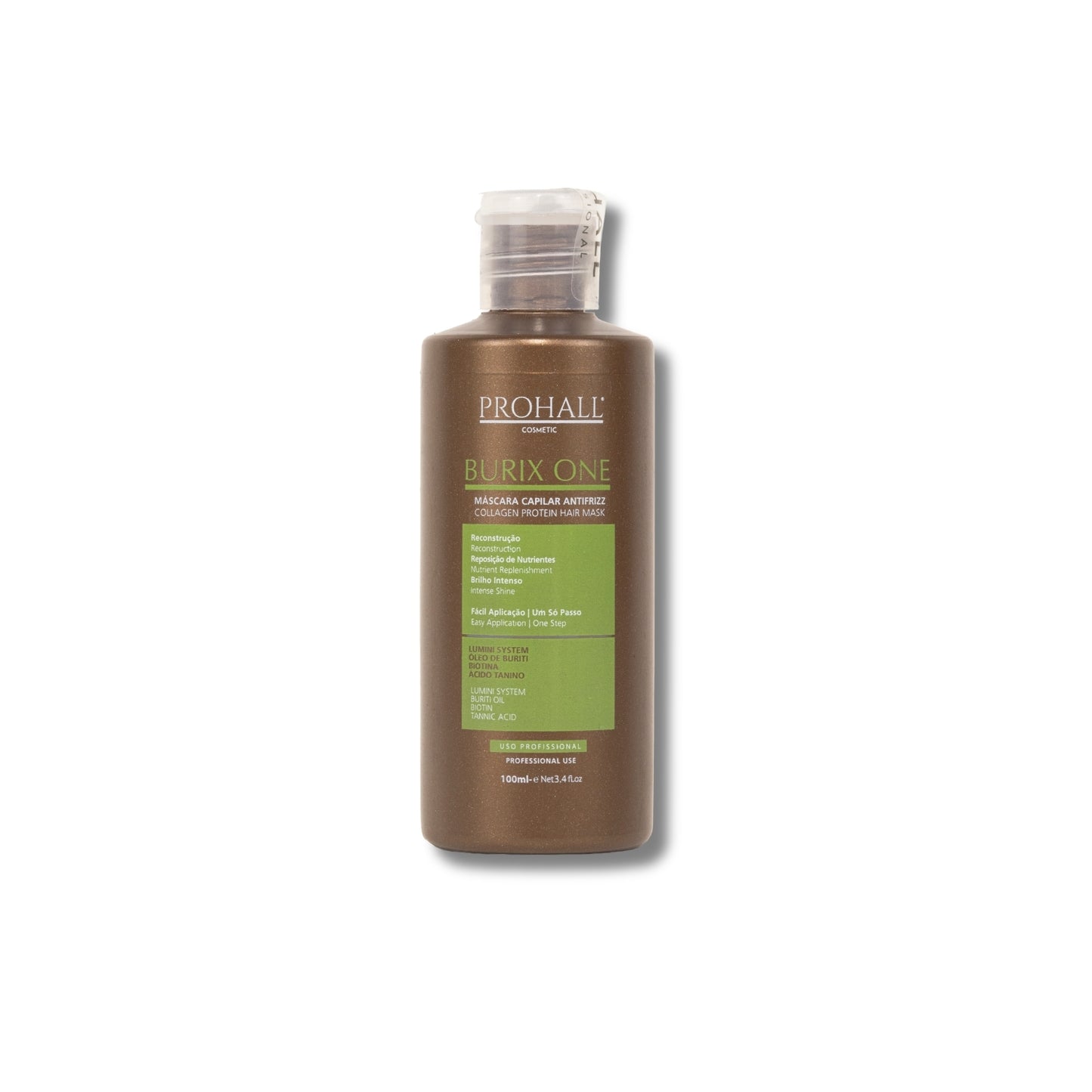 Prohall Burix One Mascara Capilar Antifrizz Hidratacao 100ml