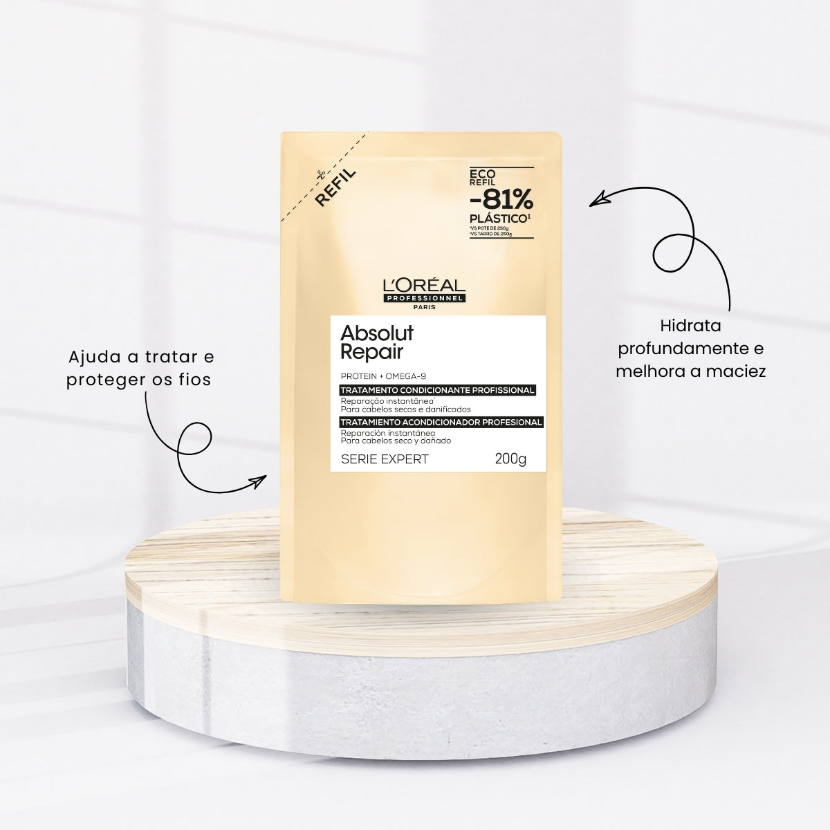 LOréal Professionnel Máscara Absolut Repair Refil 200g