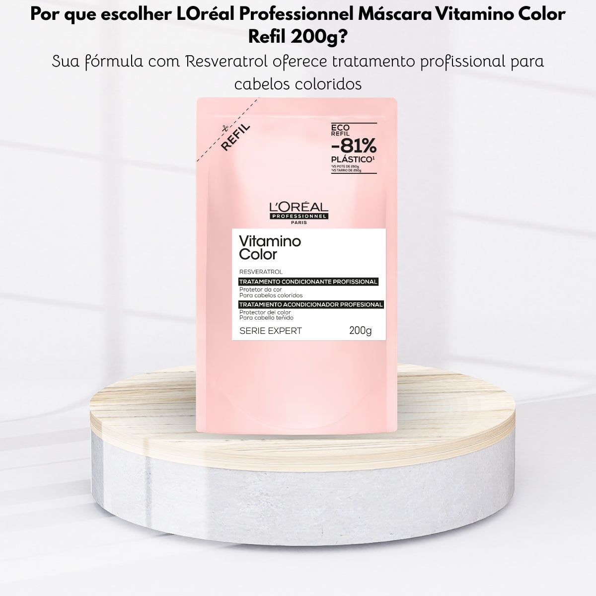 LOréal Professionnel Máscara Vitamino Color Refil 200g