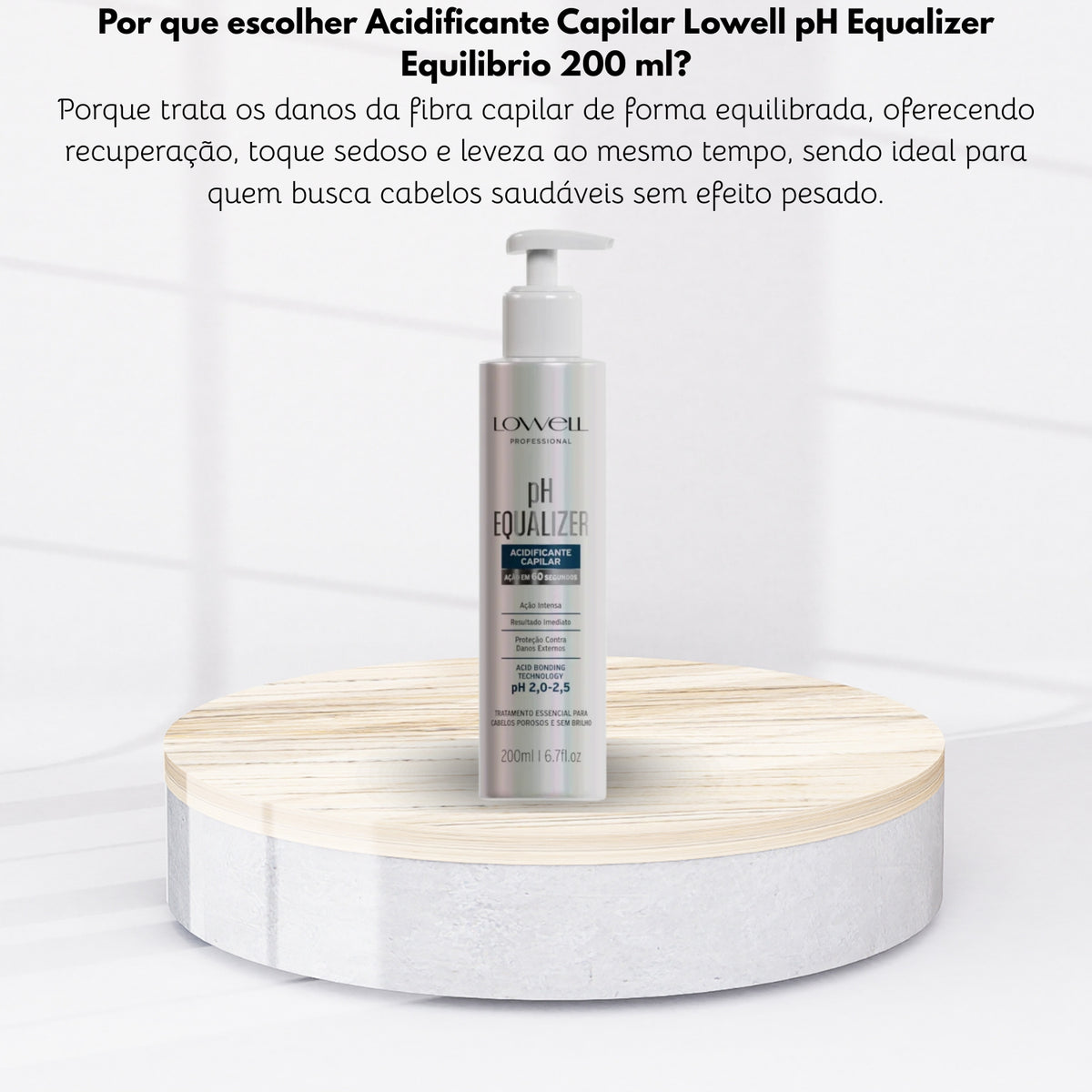 Acidificante Capilar Lowell pH Equalizer Equilibrio 200 ml