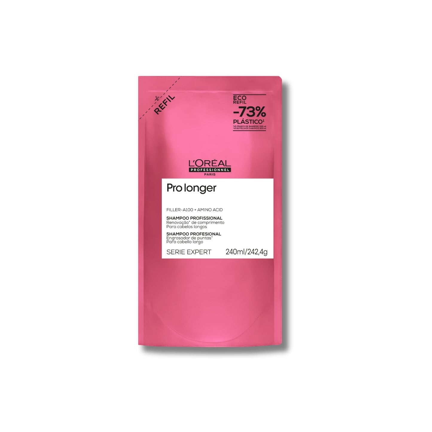 Shampoo L'Oréal Pro Longer Comprimento Saudável Refil 240 ml