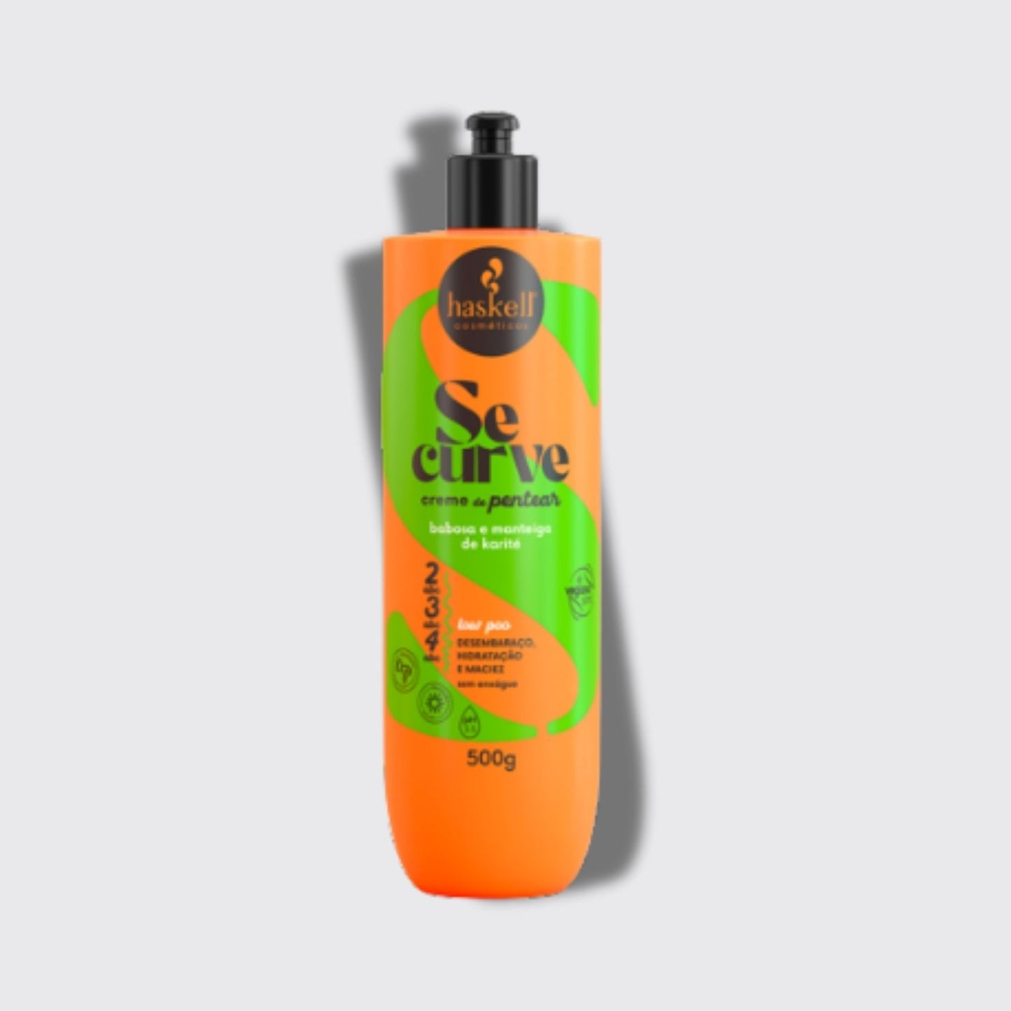 Creme Pentear Haskell Se Curva Cabelos Cacheados 500 g