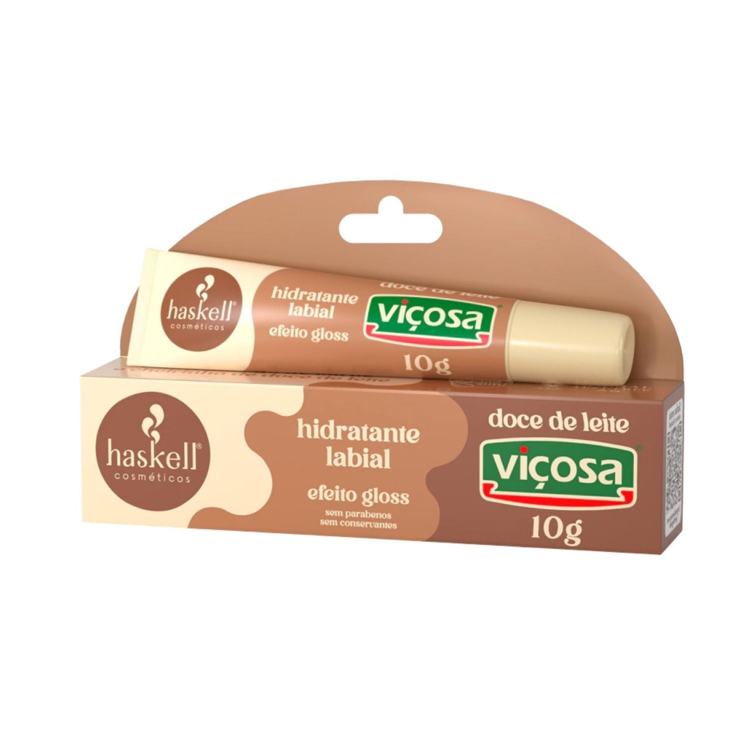 🎁 Hidratante Labial Haskell Viçosa Doce de Leite 10 g (100% off)