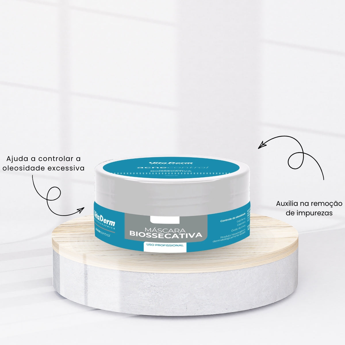Máscara Vita Derm Biossecativa Acne Control 120g