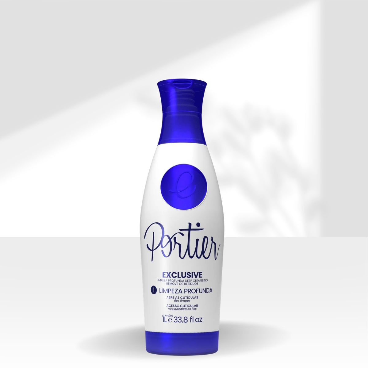 Shampoo Portier Exclusive Limpeza Capilar Profunda 1L