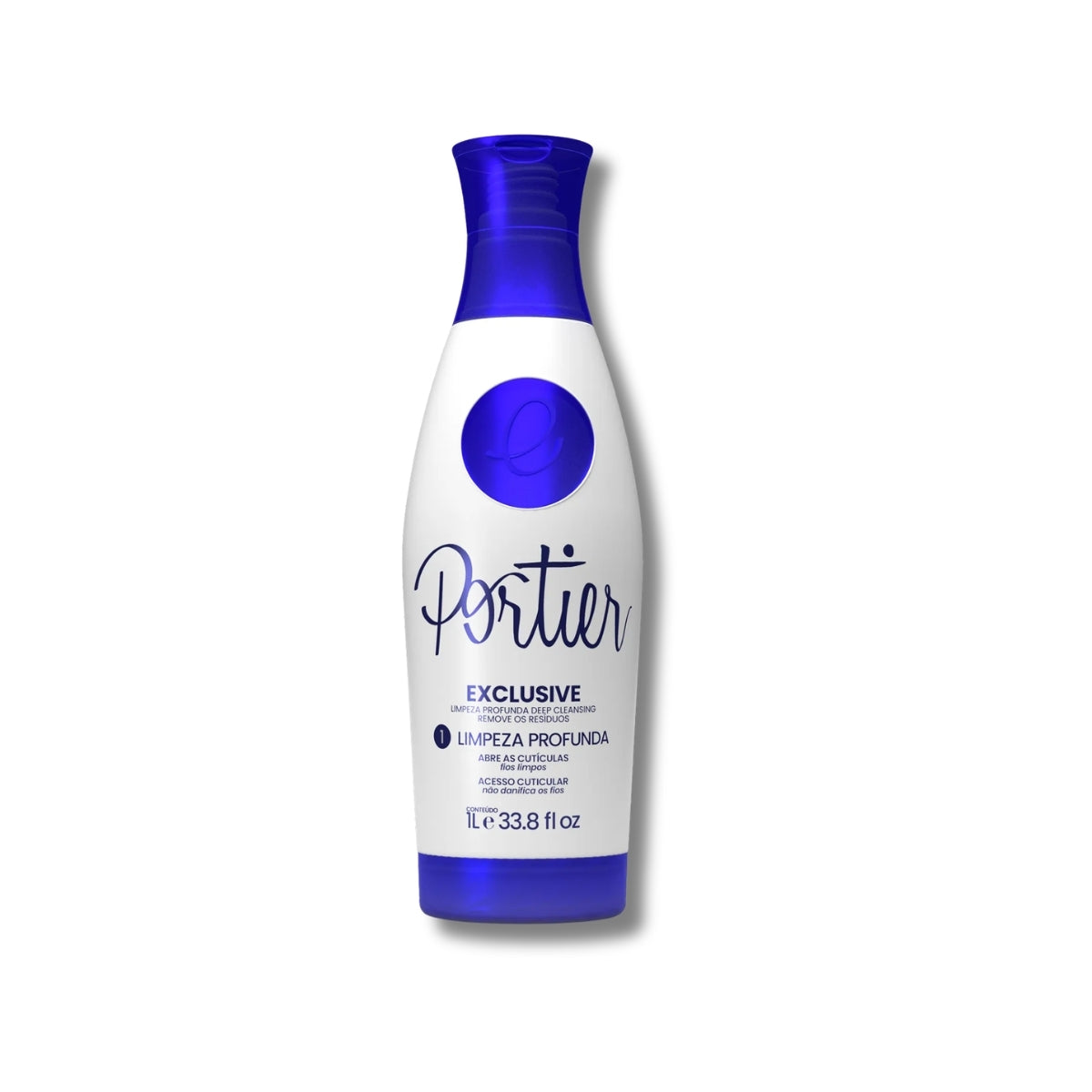 Shampoo Portier Exclusive Limpeza Capilar Profunda 1L
