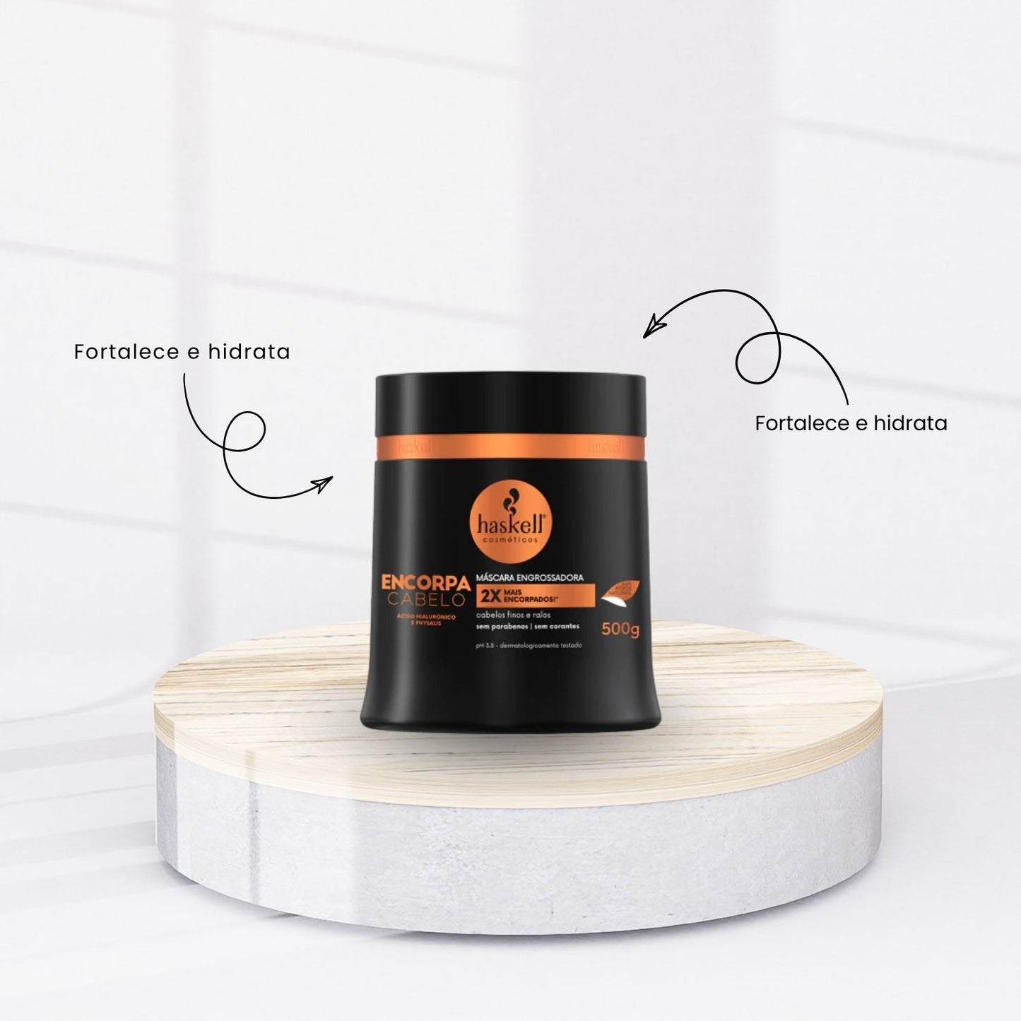 Máscara Tratamento Haskell Encorpa Cabelo Volume 500 g