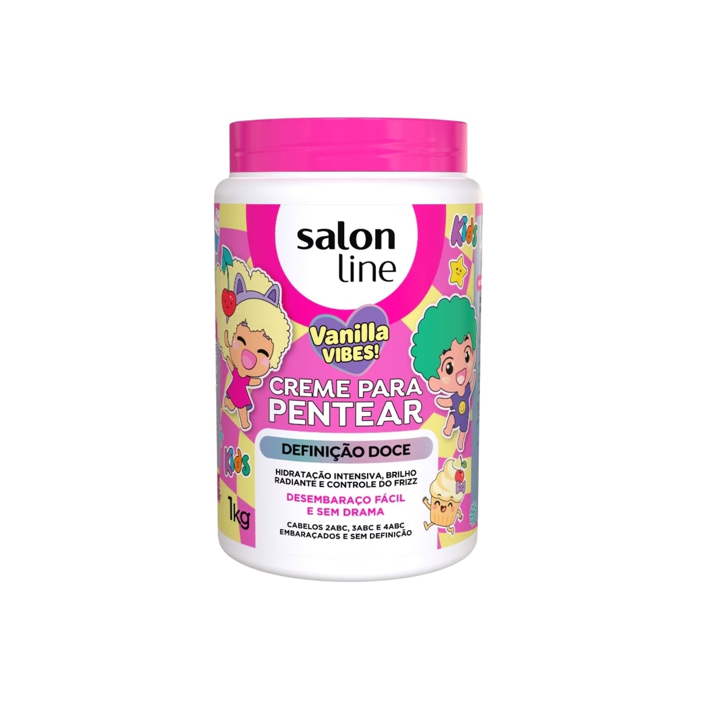 Creme Salon Line Vanilla Vibes! para Pentear Cacheados 1Kg