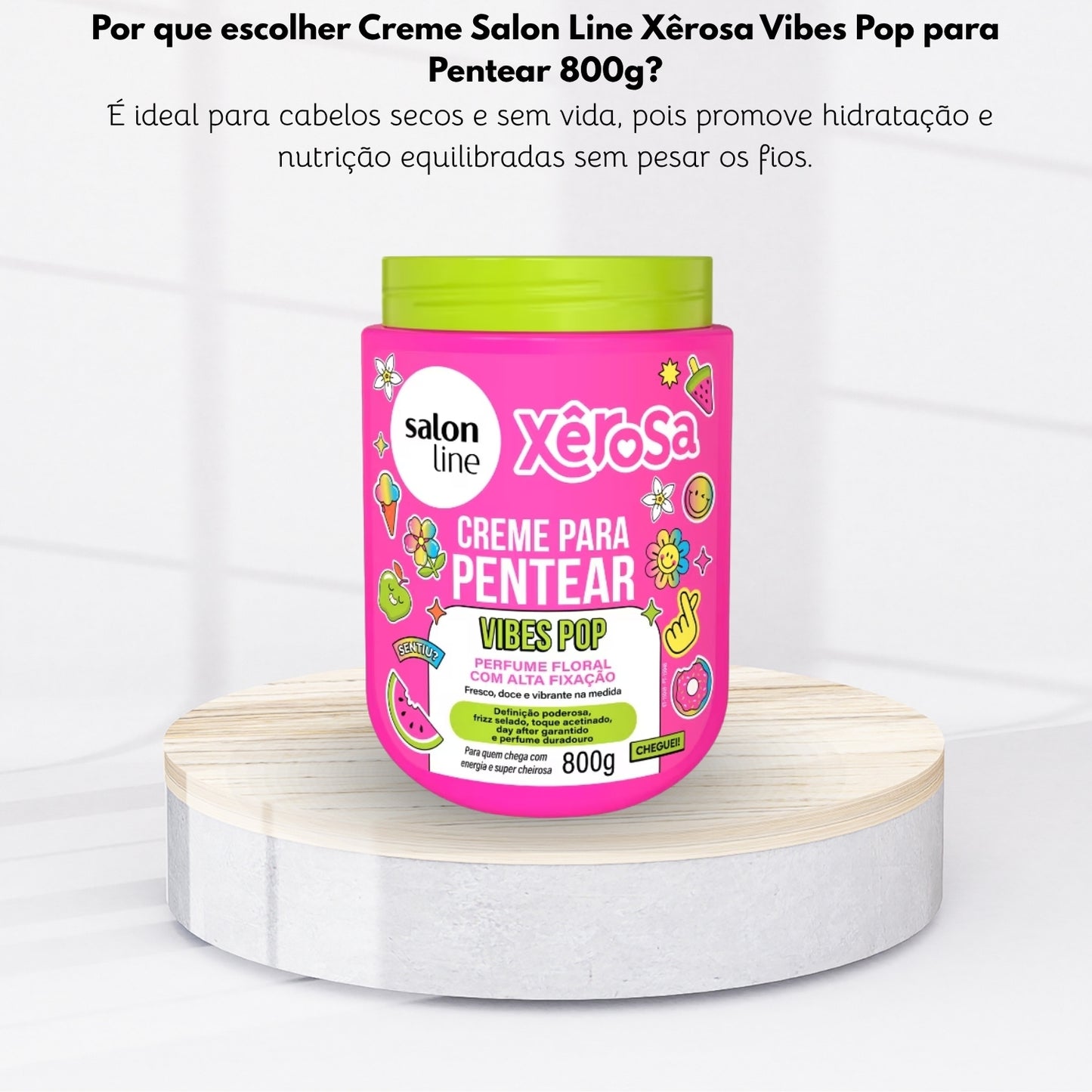 Creme Salon Line Vanilla Vibes! para Pentear Cacheados 1Kg