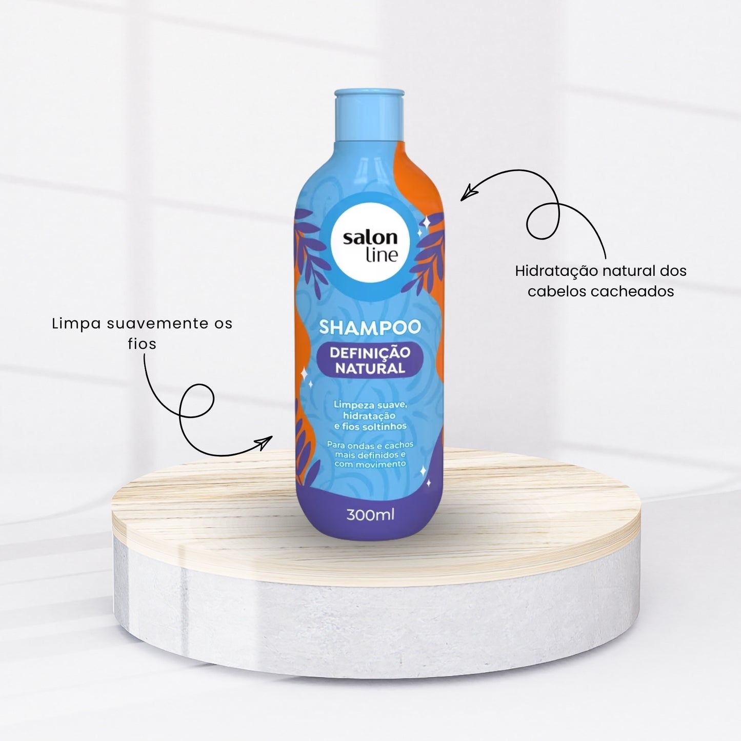 Kit Salon Line Multy Definição Natural Shampoo Creme 300ml