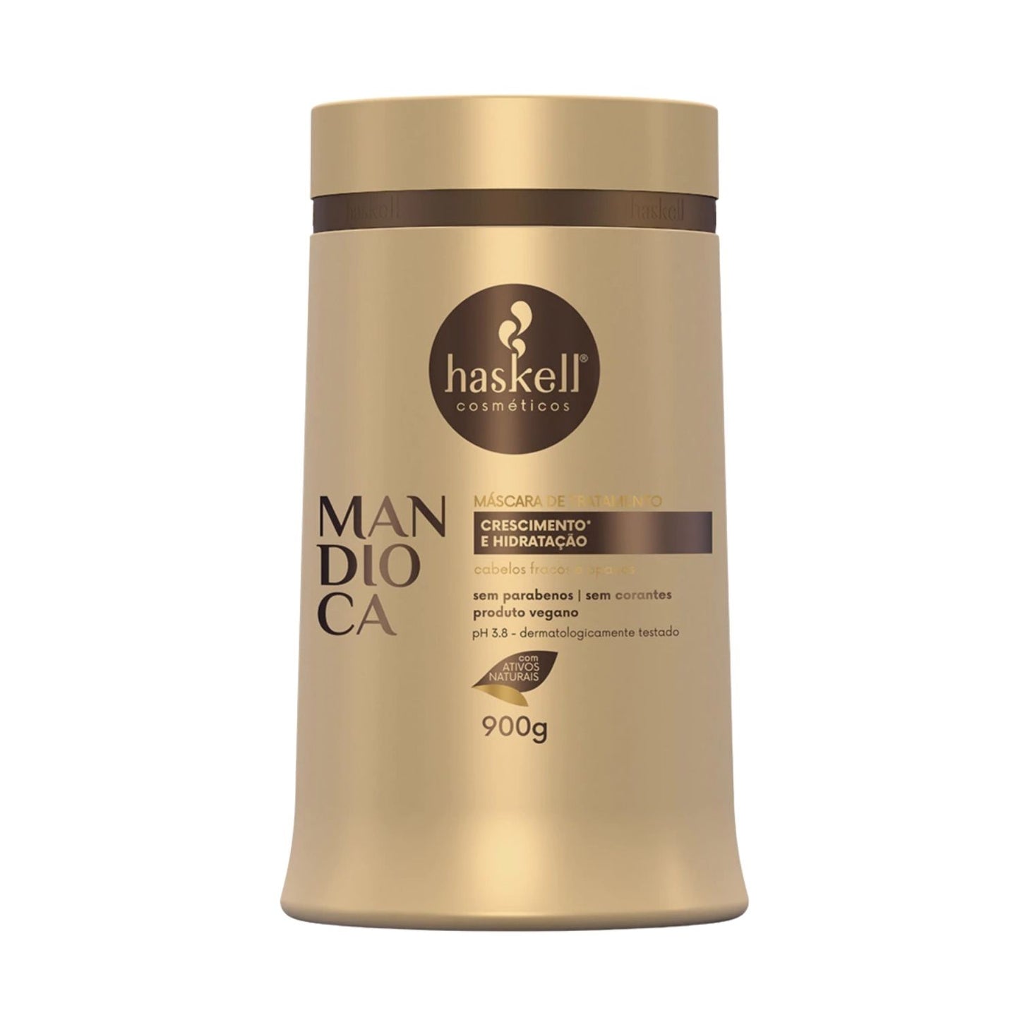 Máscara Tratamento Haskell Mandioca Força Crescimento 900 g