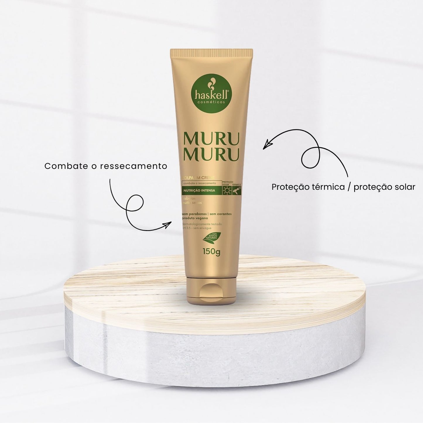 Leave in Haskell Muru Muru Nutrição Hidratação 150 g