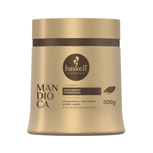 Máscara Tratamento Haskell Mandioca Força Crescimento 500 g