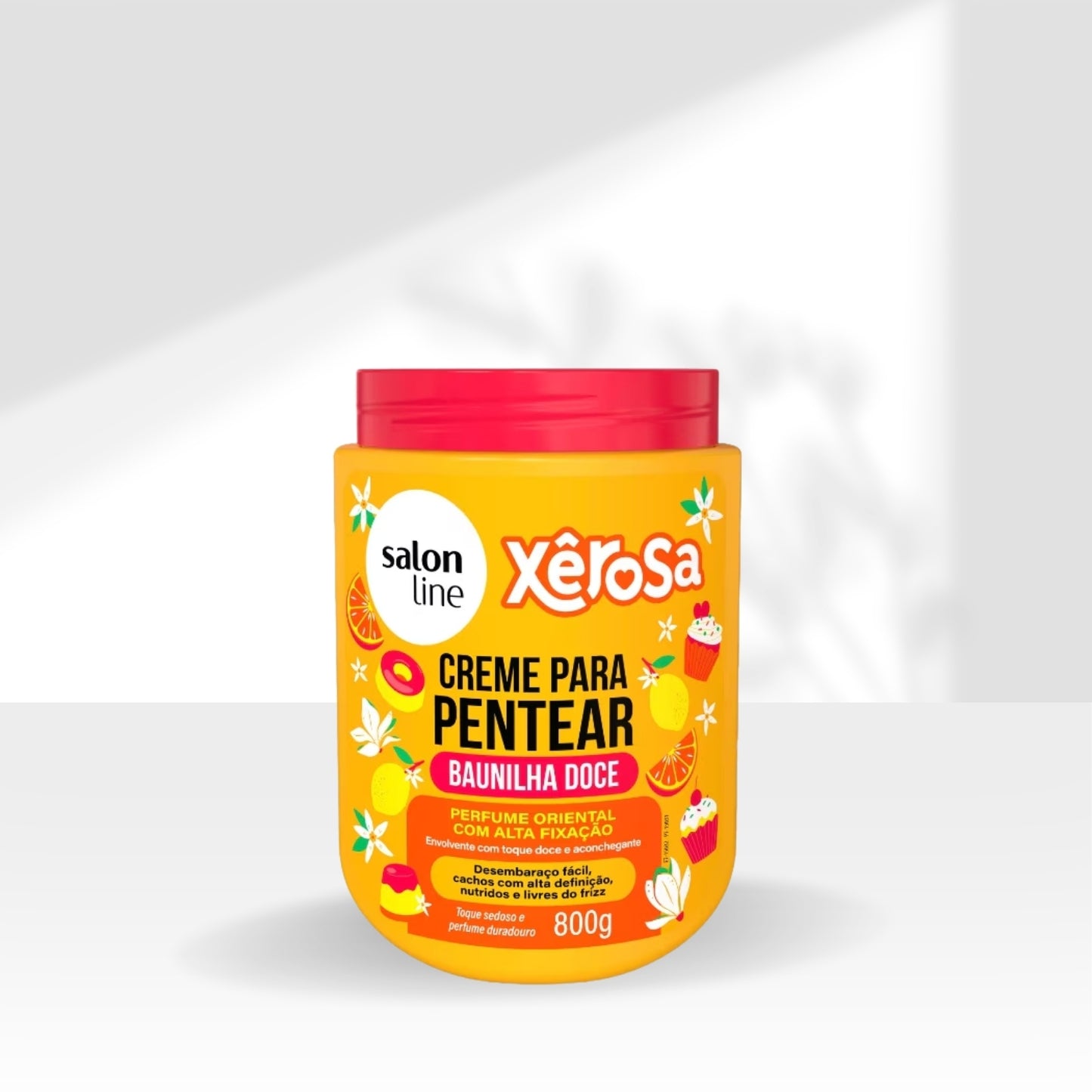 Creme Salon Line Xêrosa Baunilha Doce Pentear Cacheados 800g