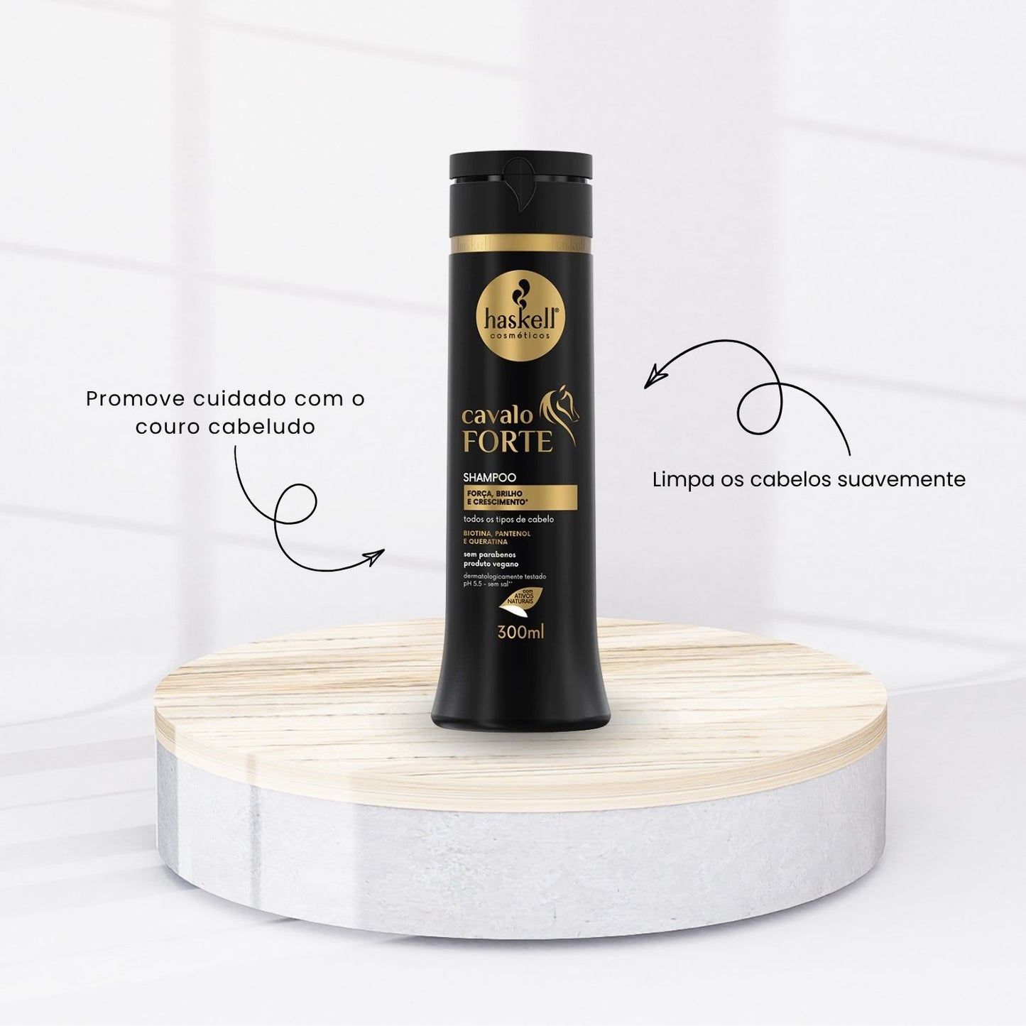 Shampoo Haskell Cavalo Forte Fortalecimento 300 ml