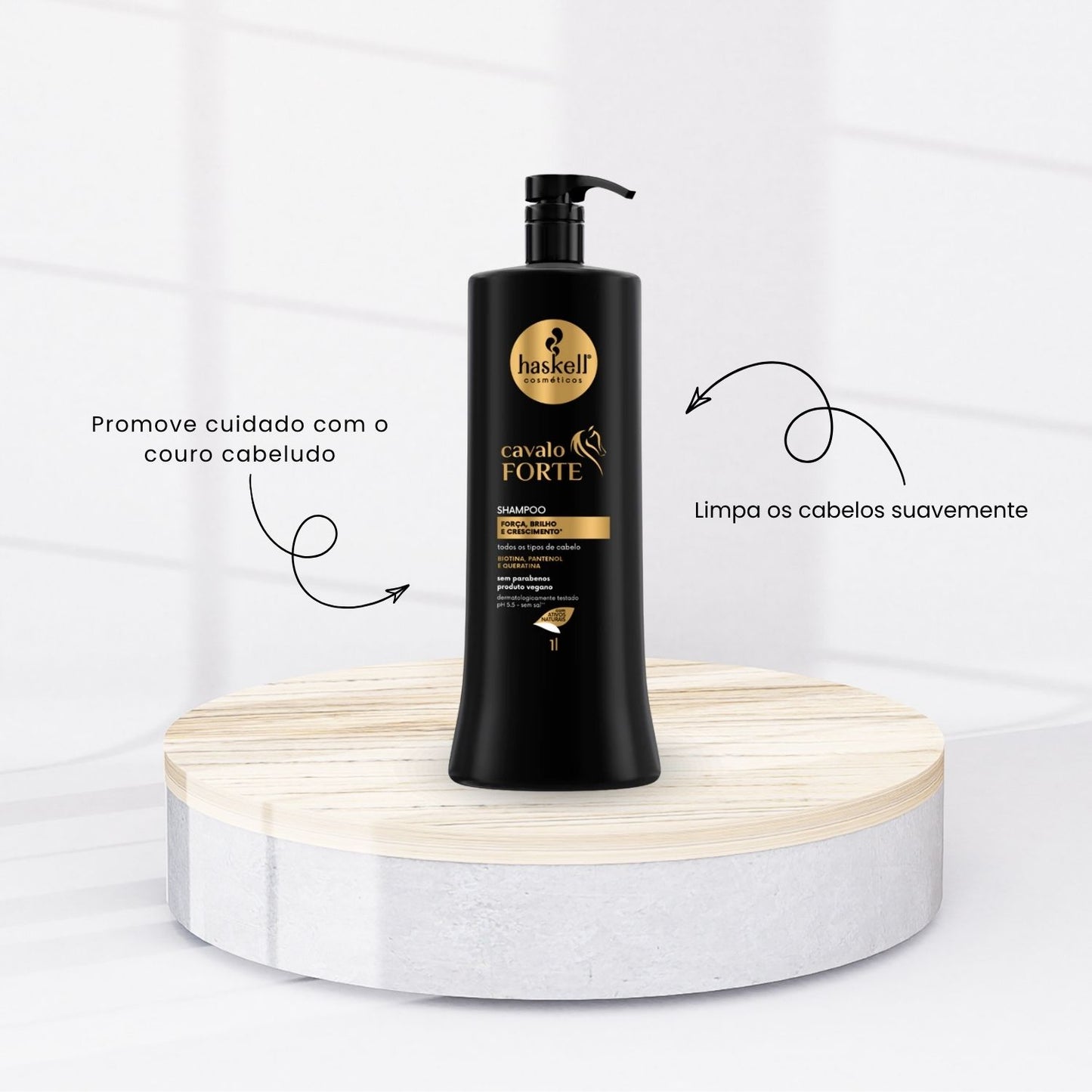 Shampoo Haskell Cavalo Forte Fortalecimento 1000 ml