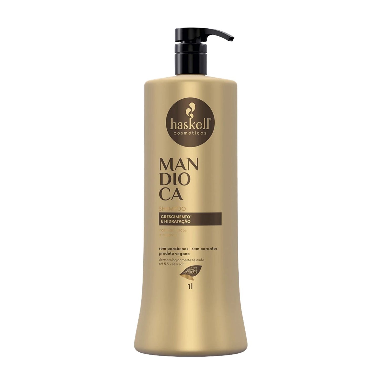 Shampoo Haskell Mandioca Força Crescimento 1000 ml