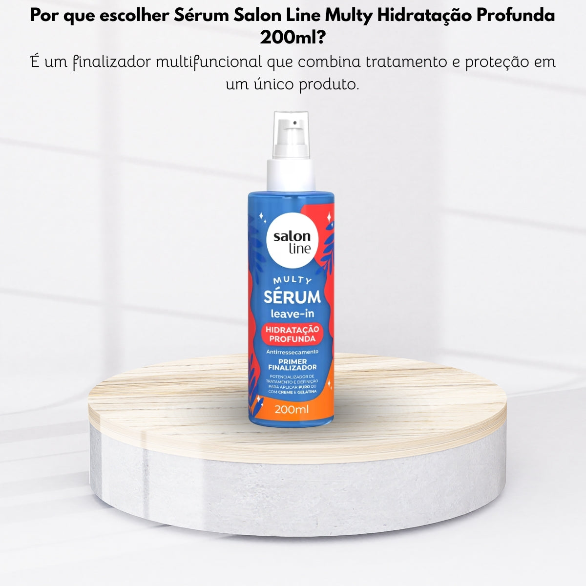 Sérum Salon Line Multy Leave-in Hidratação Profunda 200ml