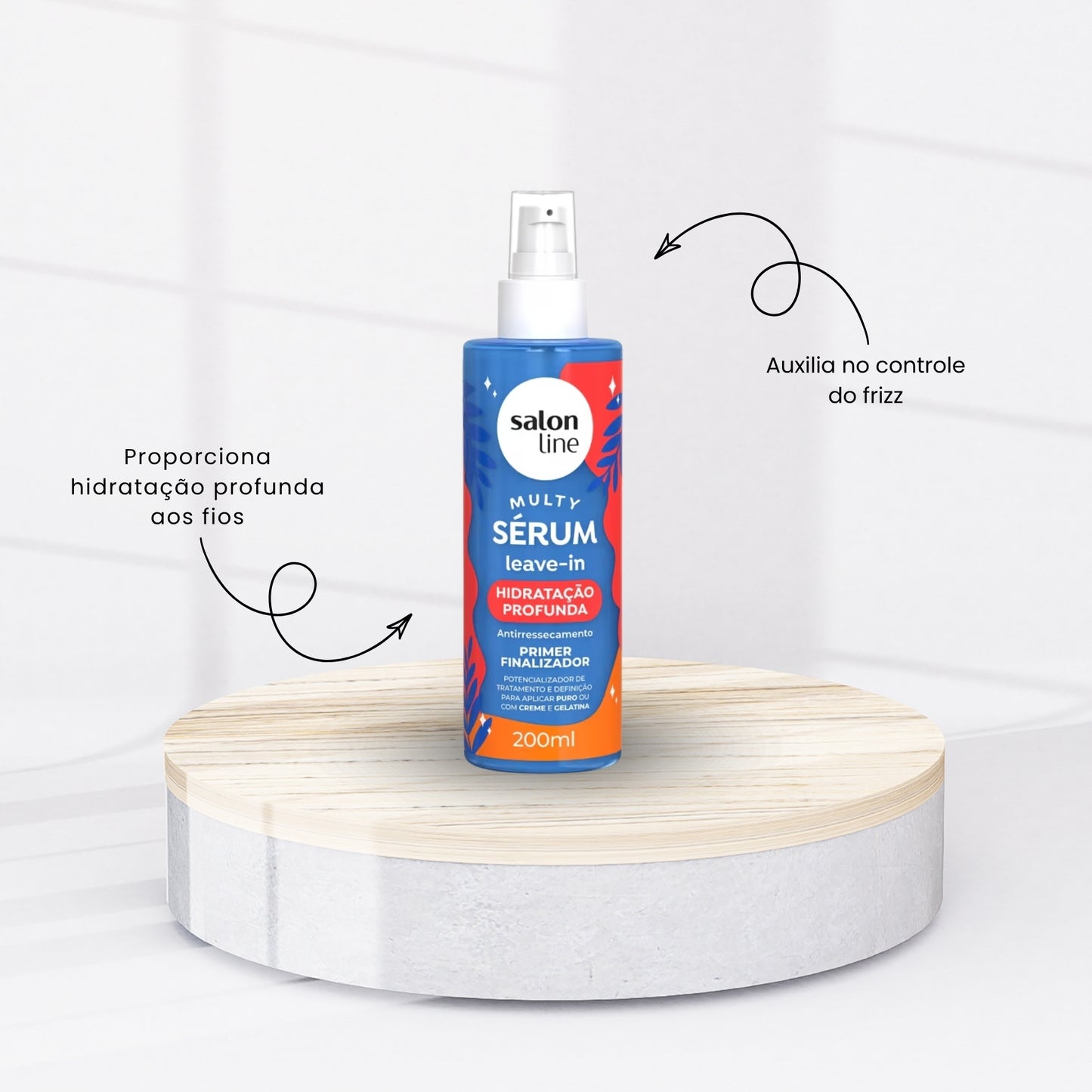 Sérum Salon Line Multy Leave-in Hidratação Profunda 200ml