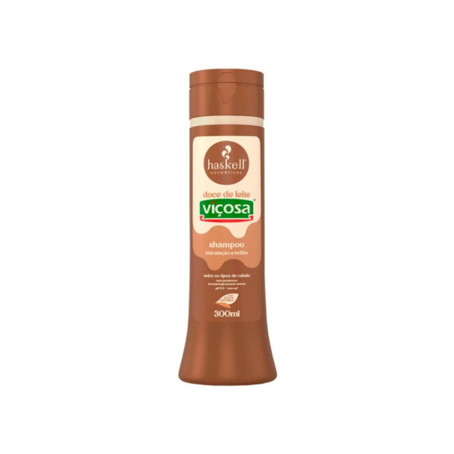 Shampoo Haskell Viçosa Doce de Leite Hidratação 300 ml