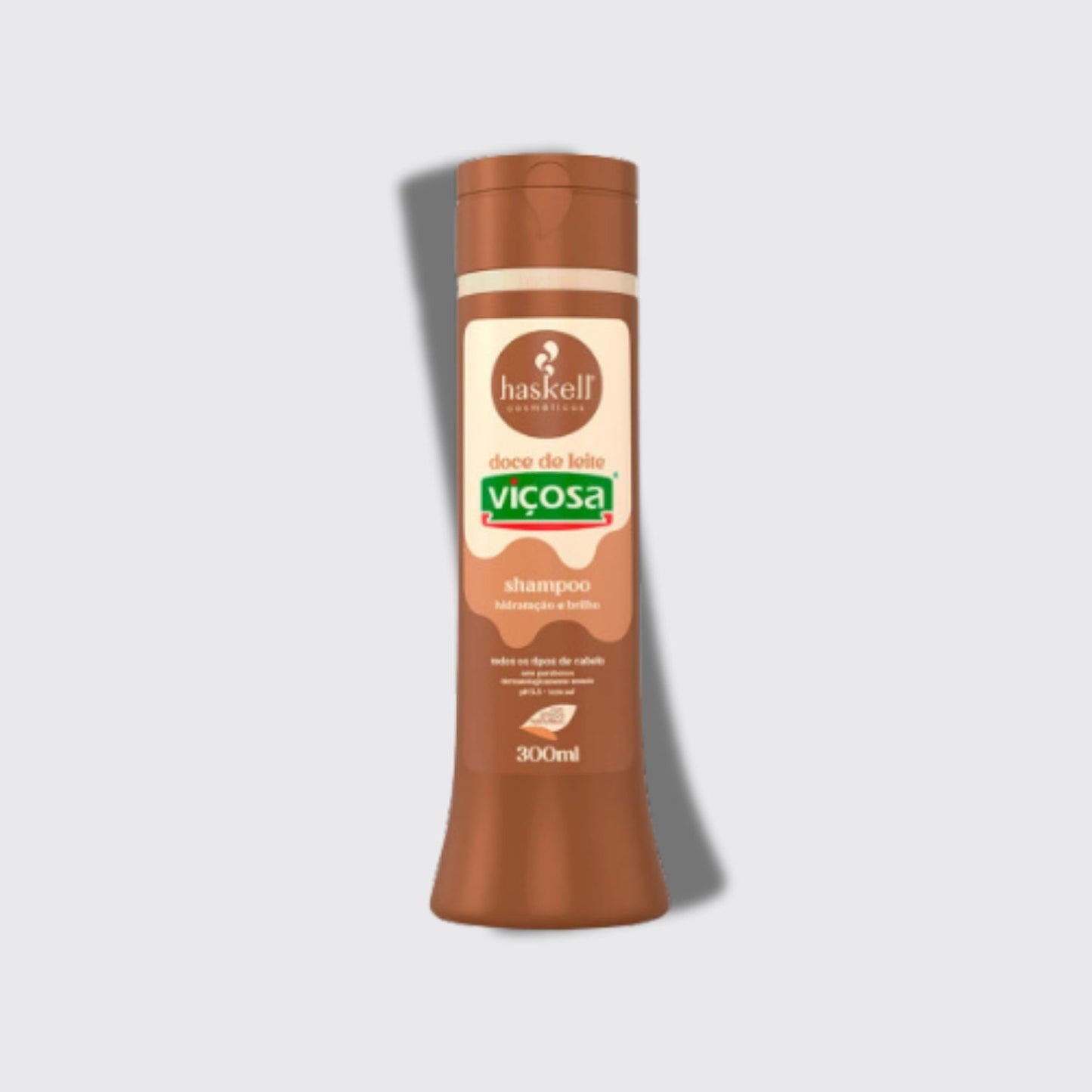 Shampoo Haskell Viçosa Doce de Leite Hidratação 300 ml