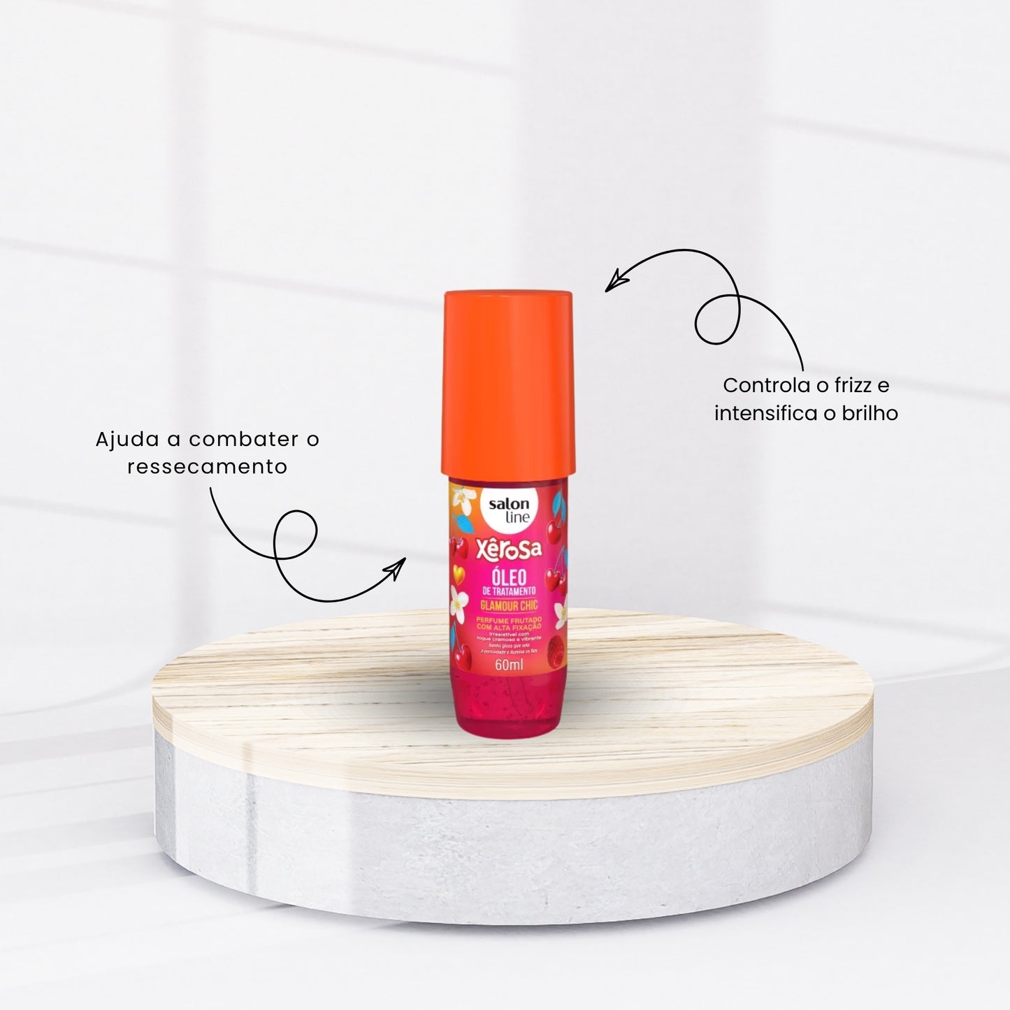 Óleo Salon Line Xêrosa Glamour Chic Tratamento Capilar 60ml