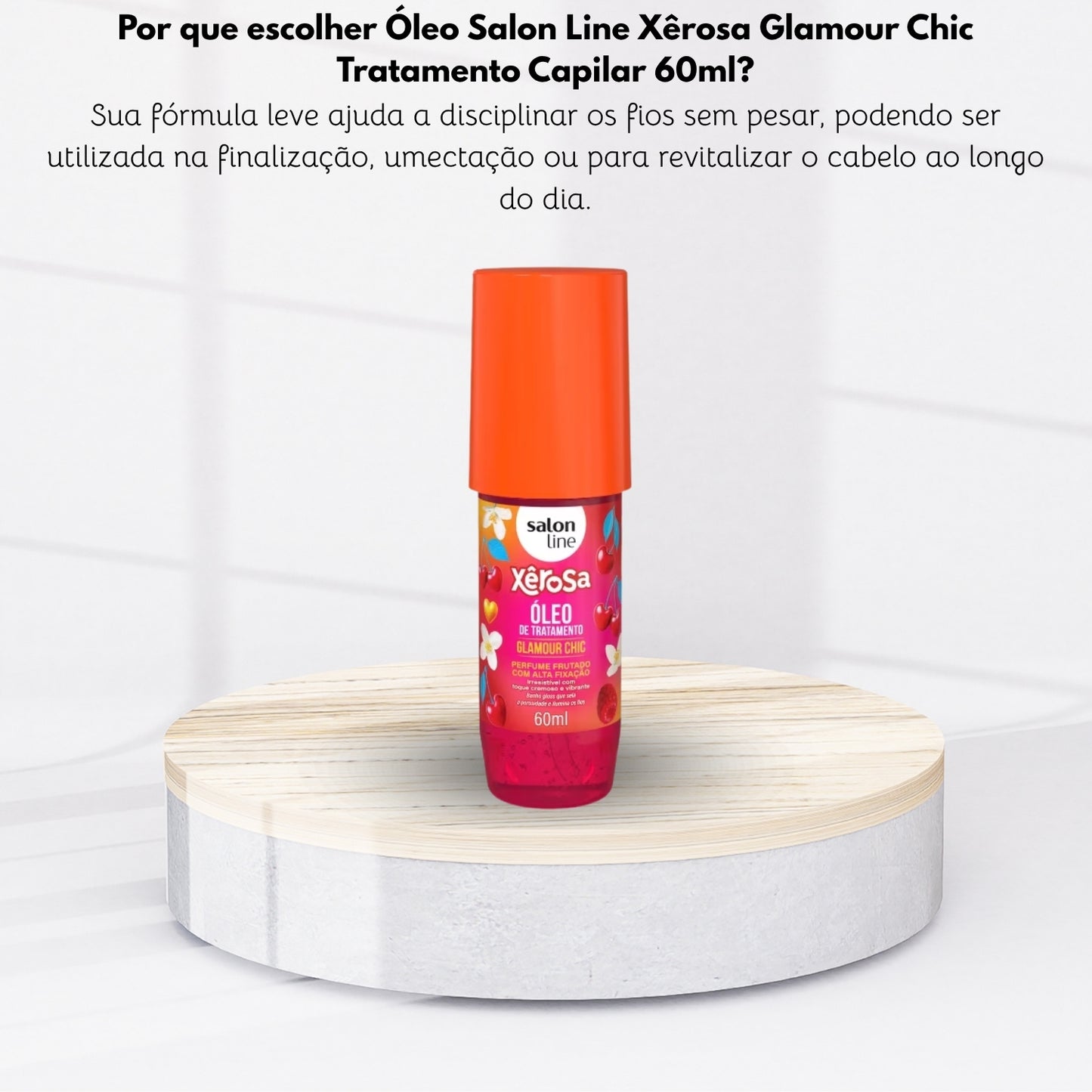 Óleo Salon Line Xêrosa Glamour Chic Tratamento Capilar 60ml