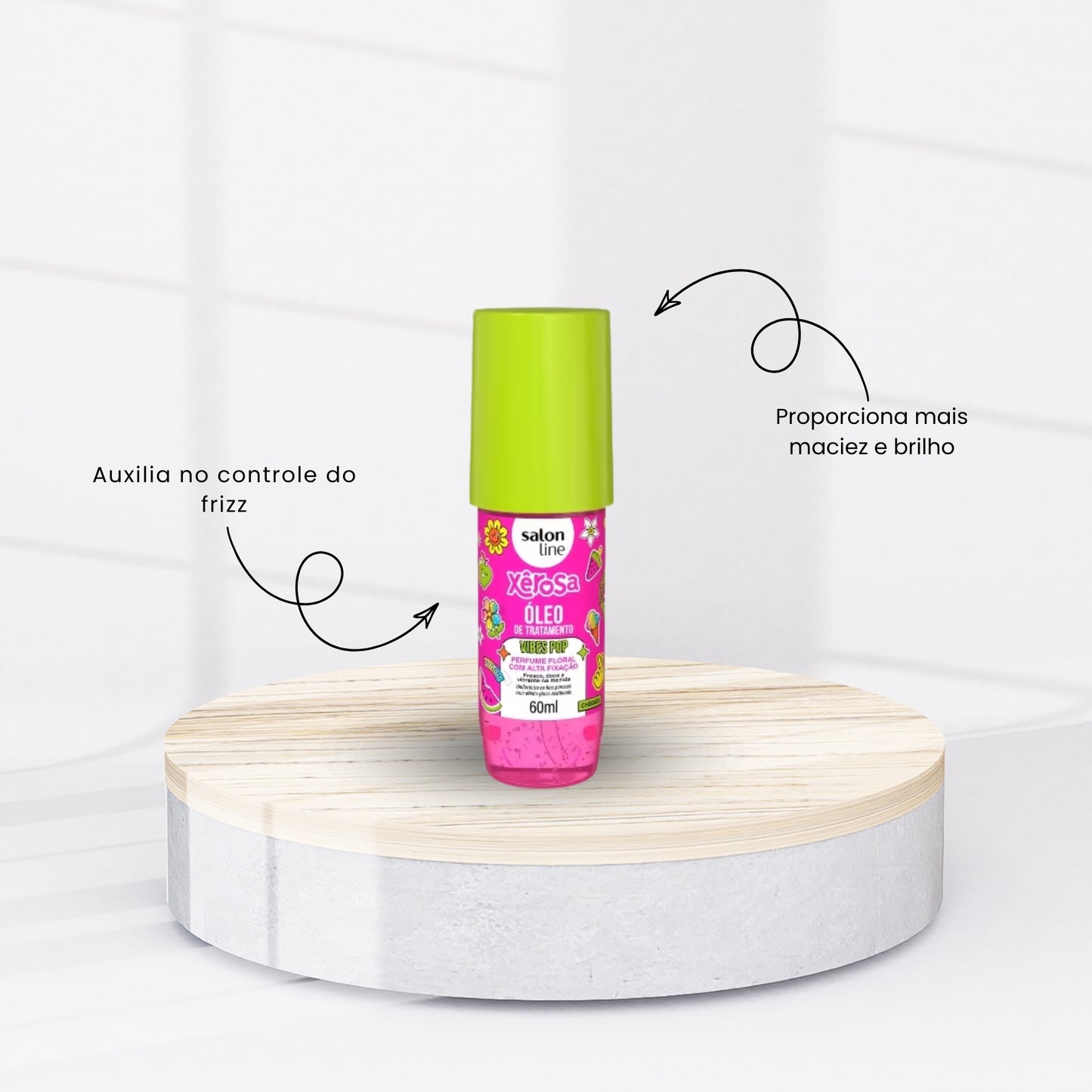 Óleo Salon Line Xêrosa Vibes Pop Tratamento Capilar 60ml