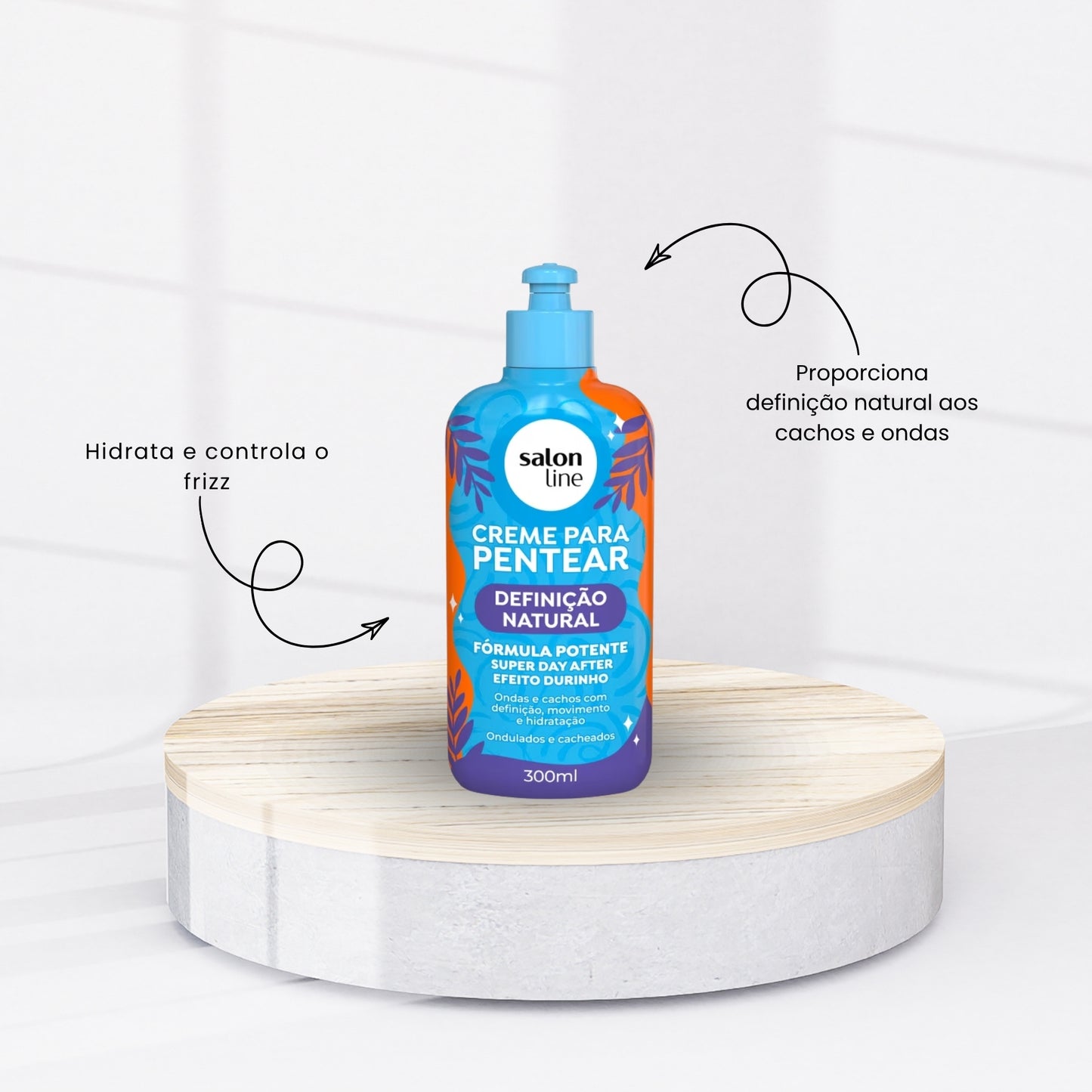 Creme Salon Line Multy para Pentear Definição Natural 300ml
