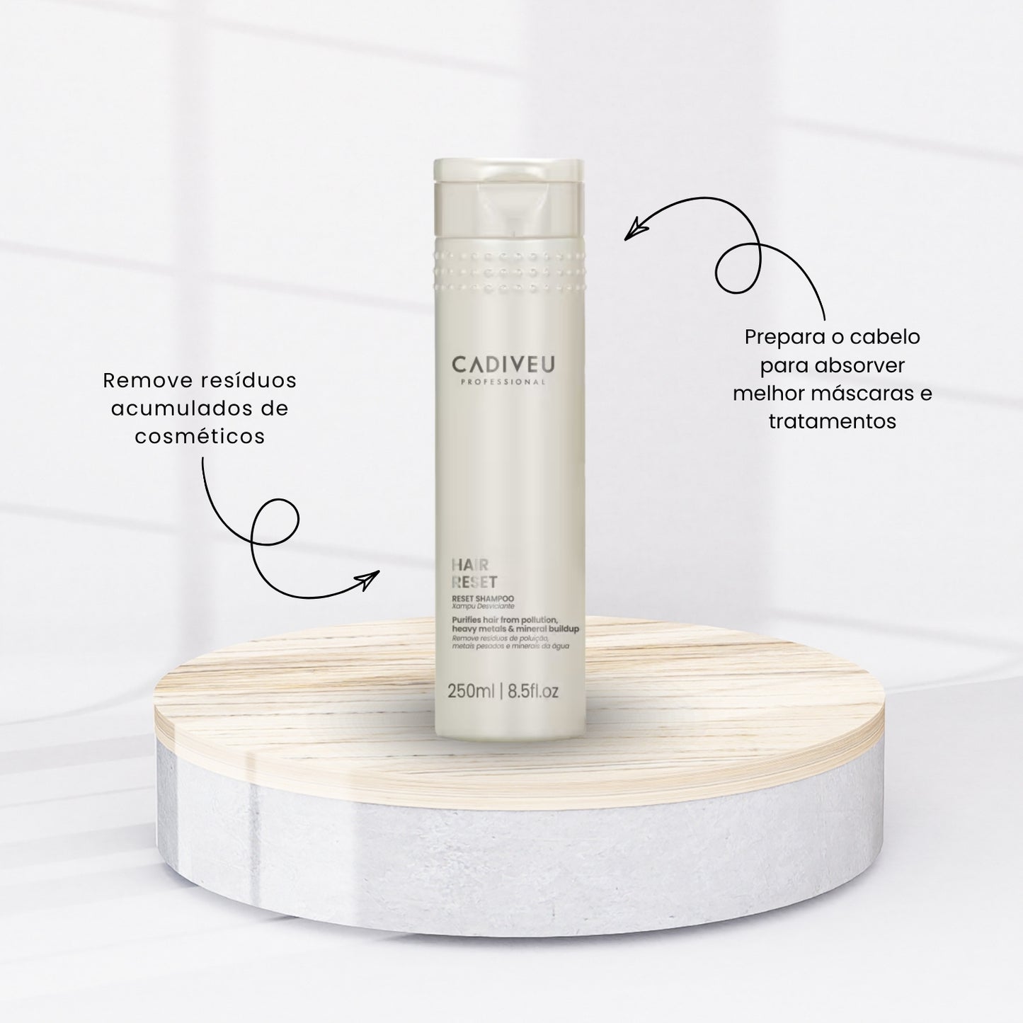 Shampoo Cadiveu Hair Reset Desviciante 250ml