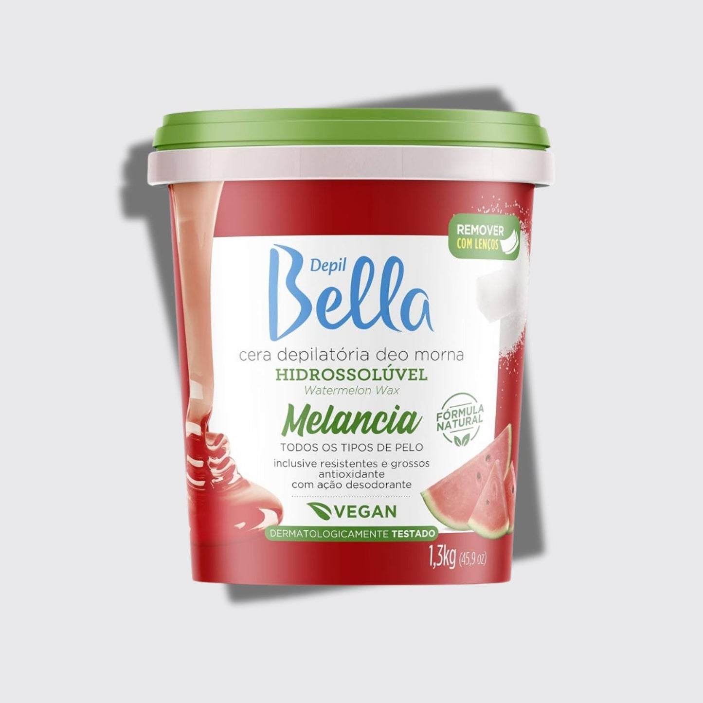 Cera Depilatória Depil Bella Melancia Hidratação 1,3 kg