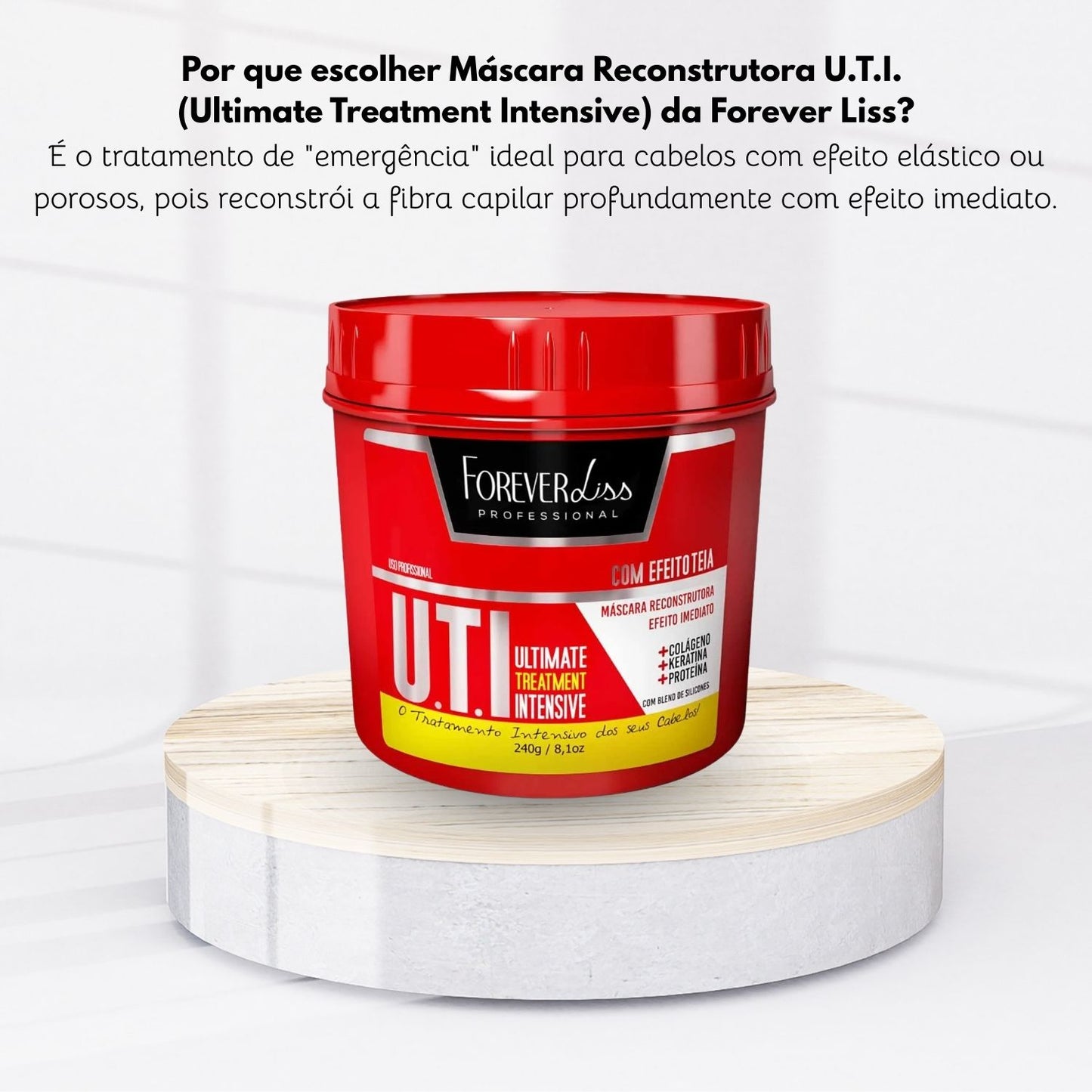 Máscara Forever Liss UTI Liso 240 g