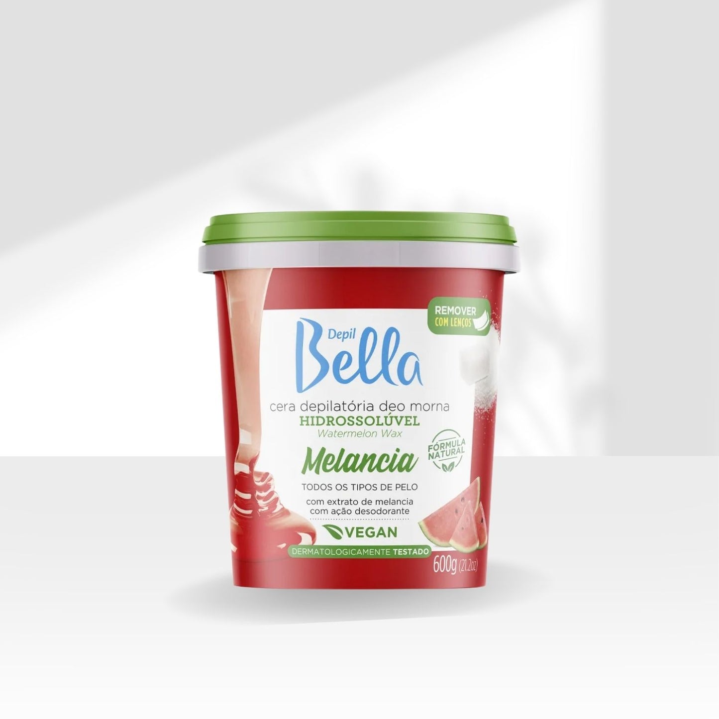 Cera Depilatória Depil Bella Melancia Hidratação 600 g