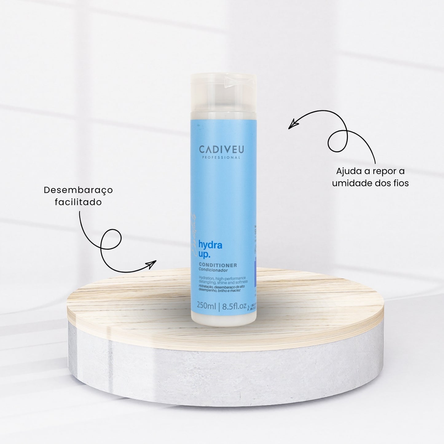 Kit Cadiveu Shampoo 250ml + Condicionador Hydra Up 250ml