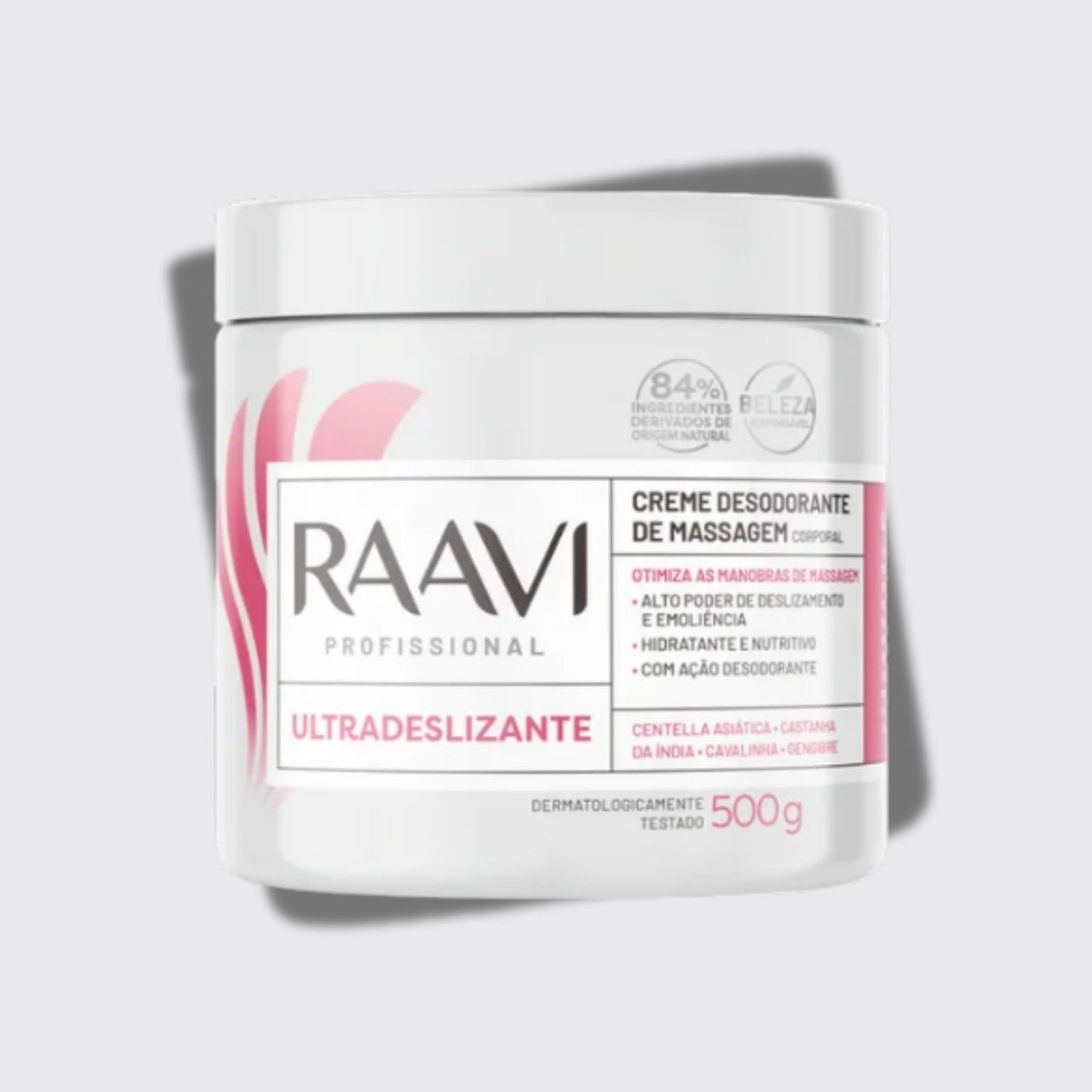 Creme Massagem Raavi Ultradeslizante Desodorante 500 g