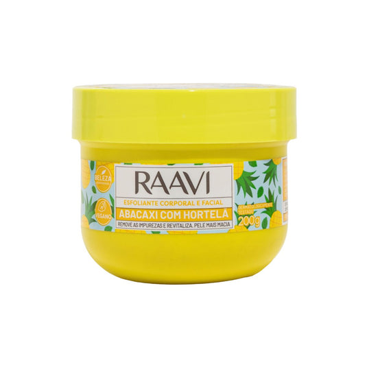 Creme Esfoliante Raavi Abacaxi Hortelã Corporal 200g